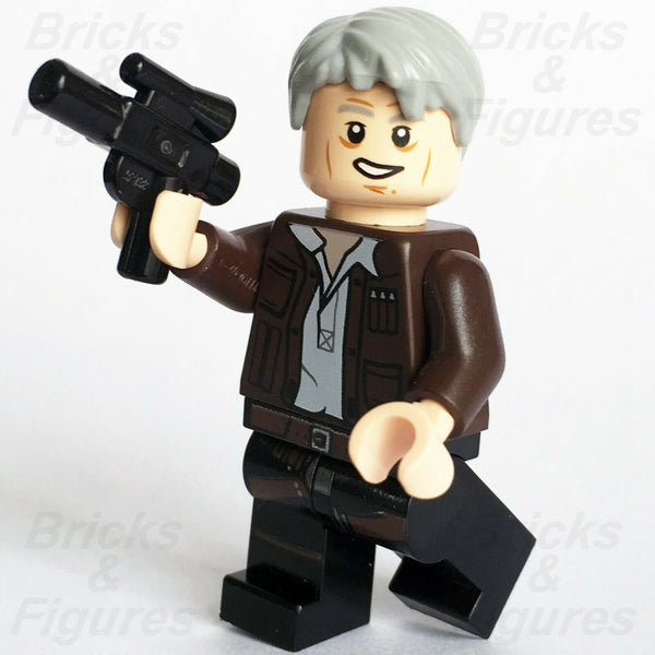 Star Wars LEGO Han Solo (Old) Resistance The Force Awakens Minifigure 75105