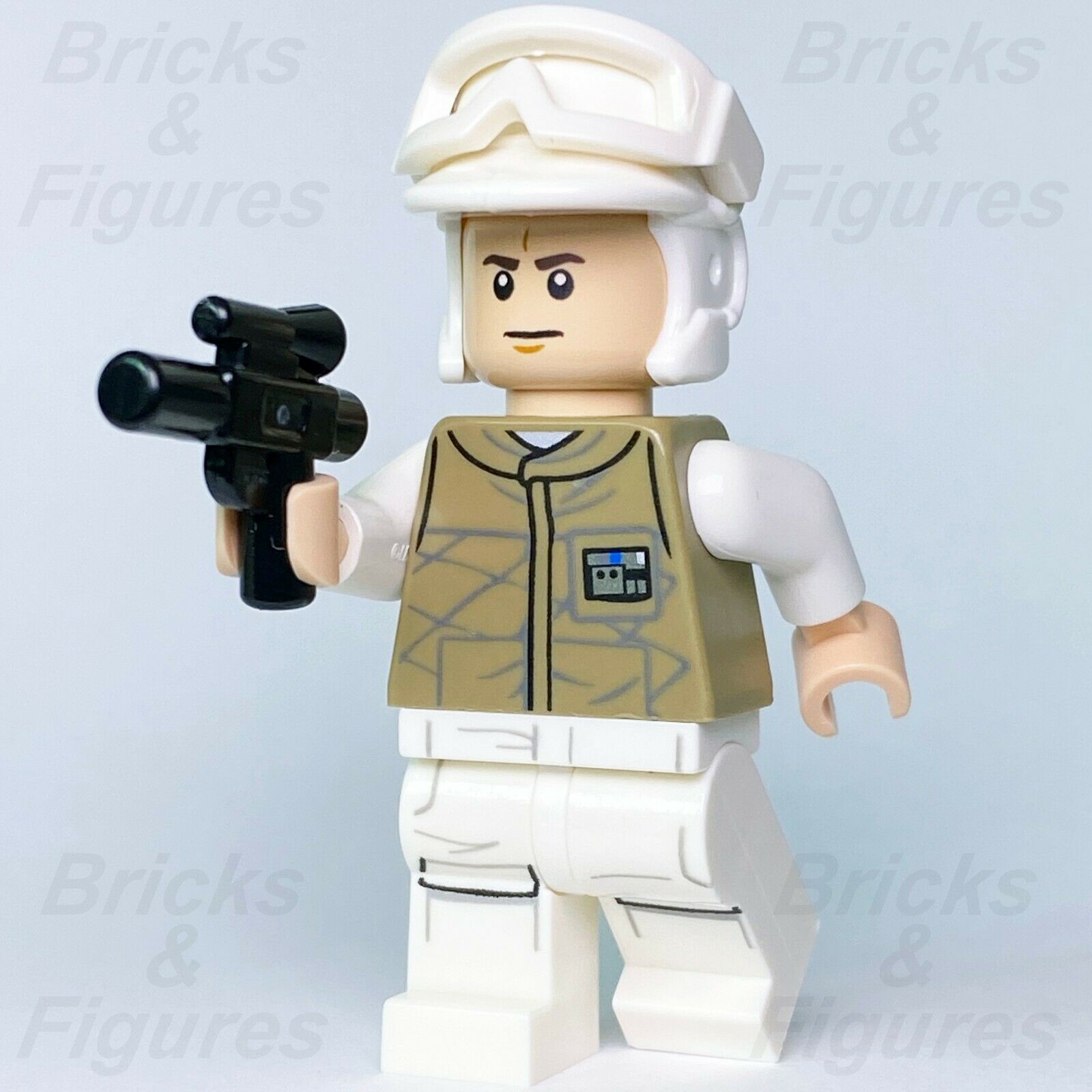 New Star Wars LEGO Hoth Rebel Alliance Trooper with Frown TESB Minifigure 75098 - Bricks & Figures