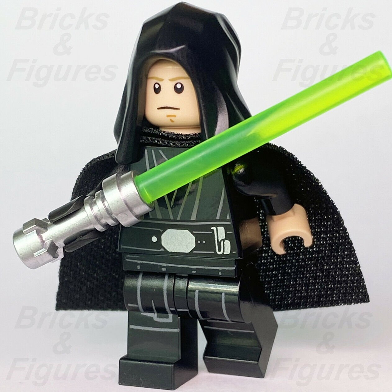 New Star Wars LEGO Luke Skywalker Jedi Master The Mandalorian Minifigure 75324 - Bricks & Figures