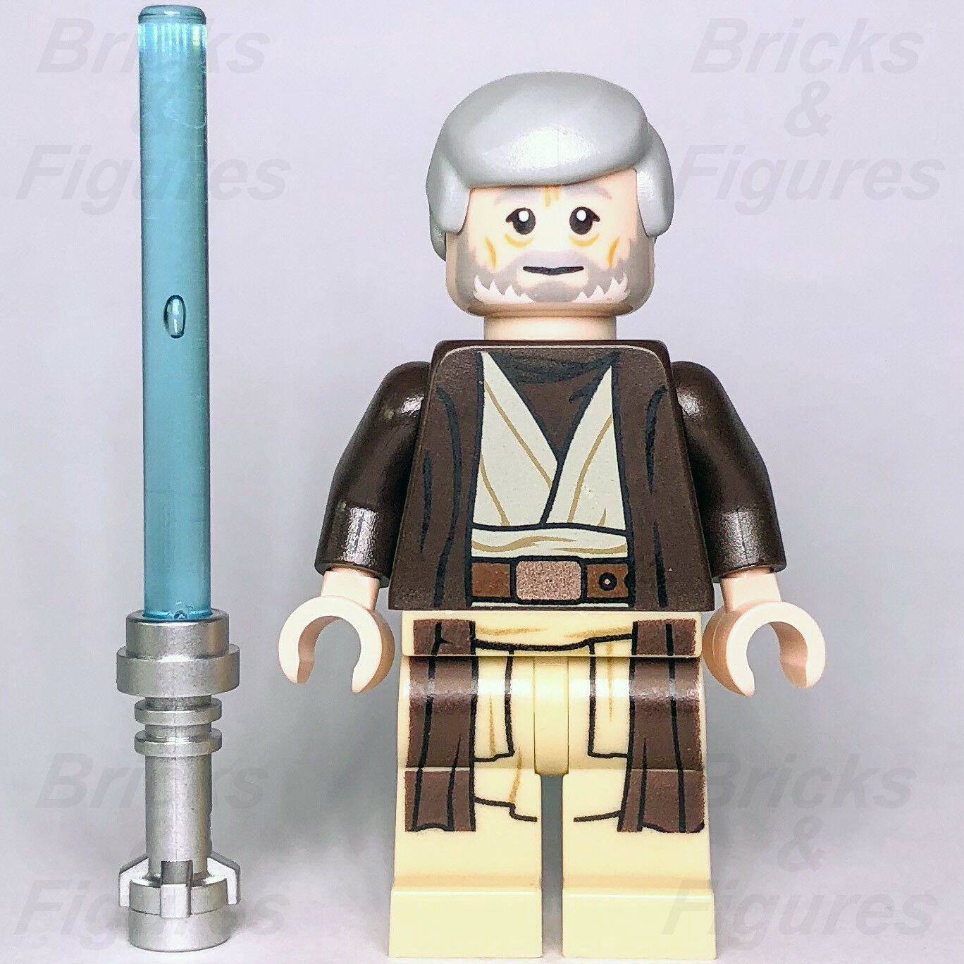 New Star Wars LEGO Obi-wan Ben Kenobi Jedi Master Minifigure 75159 75052 75173 - Bricks & Figures
