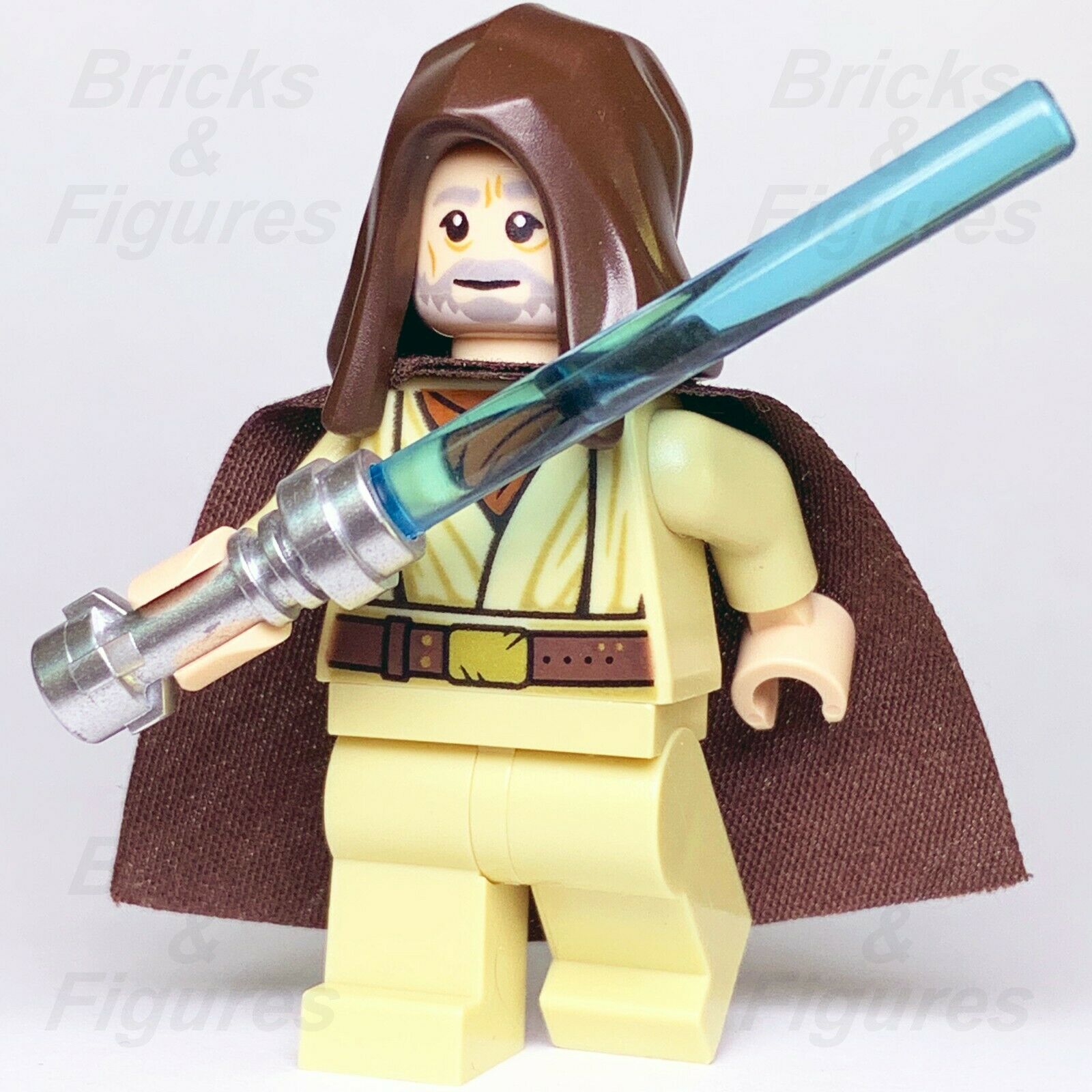 New Star Wars LEGO Obi-Wan (Ben) Kenobi Jedi Master Minifigure 75246 Genuine - Bricks & Figures