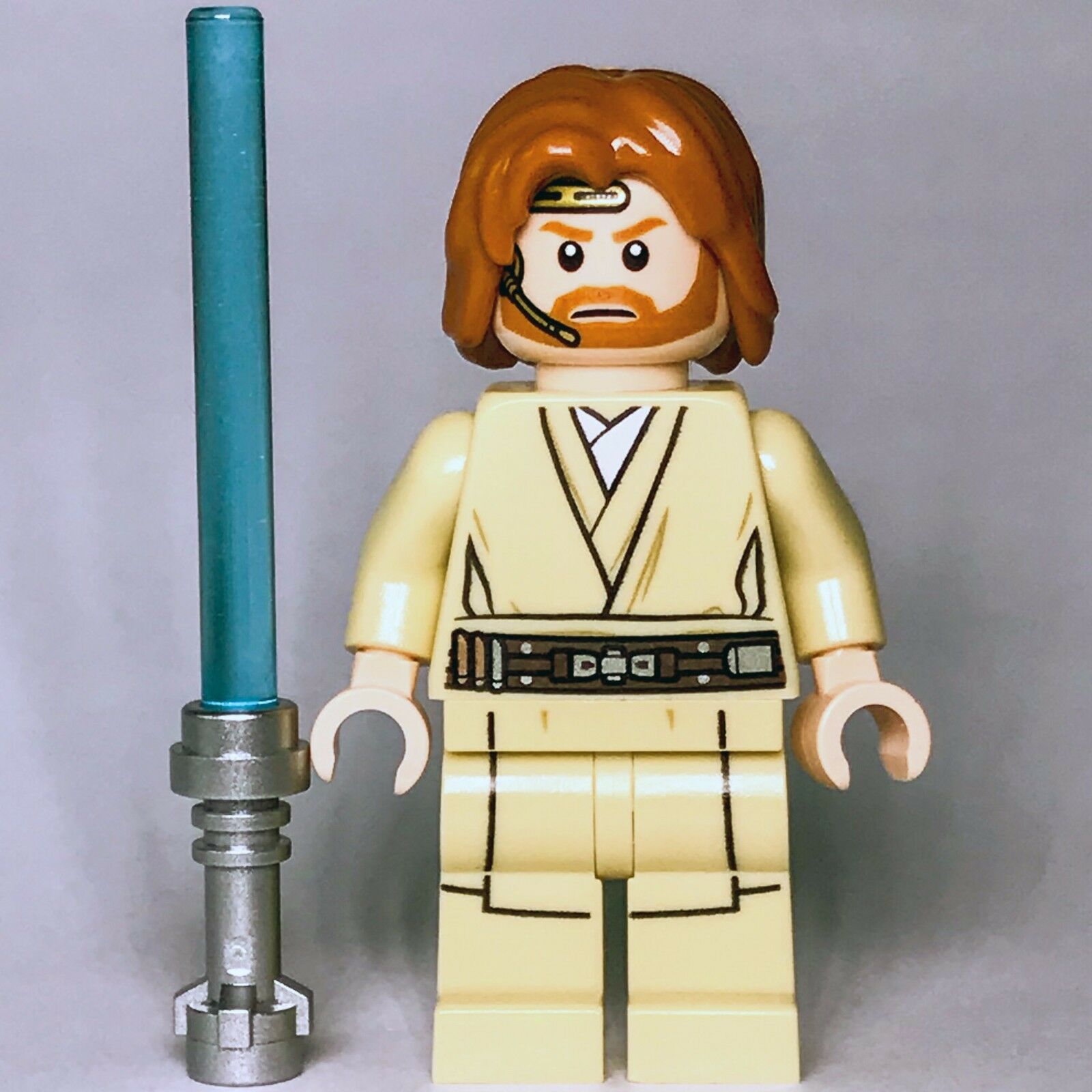 New Star Wars LEGO Obi-wan Kenobi Jedi Starfighter Pilot Minifigure 75191 - Bricks & Figures