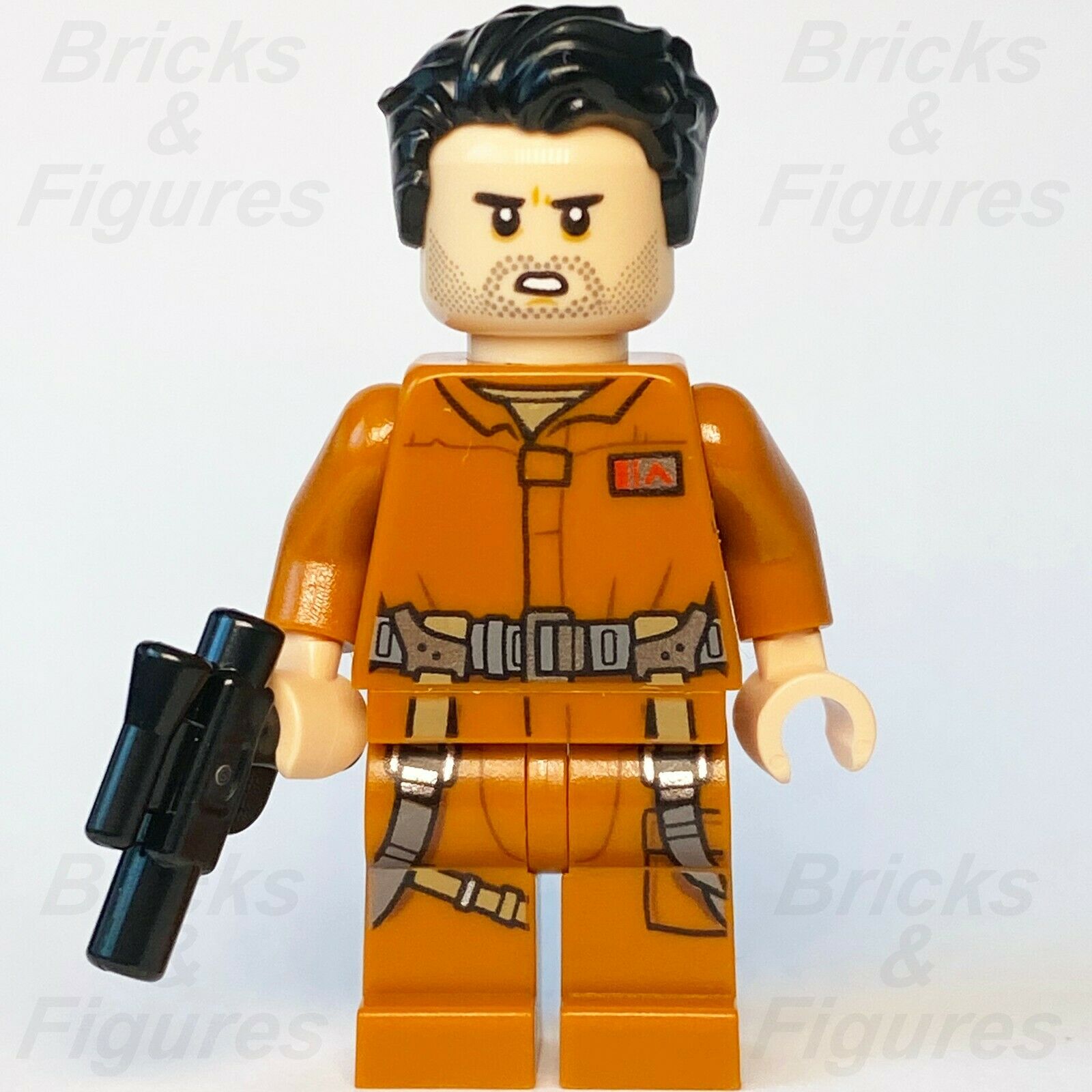 New Star Wars LEGO Poe Dameron Resistance X-Wing Pilot Minifigure 75188 - Bricks & Figures