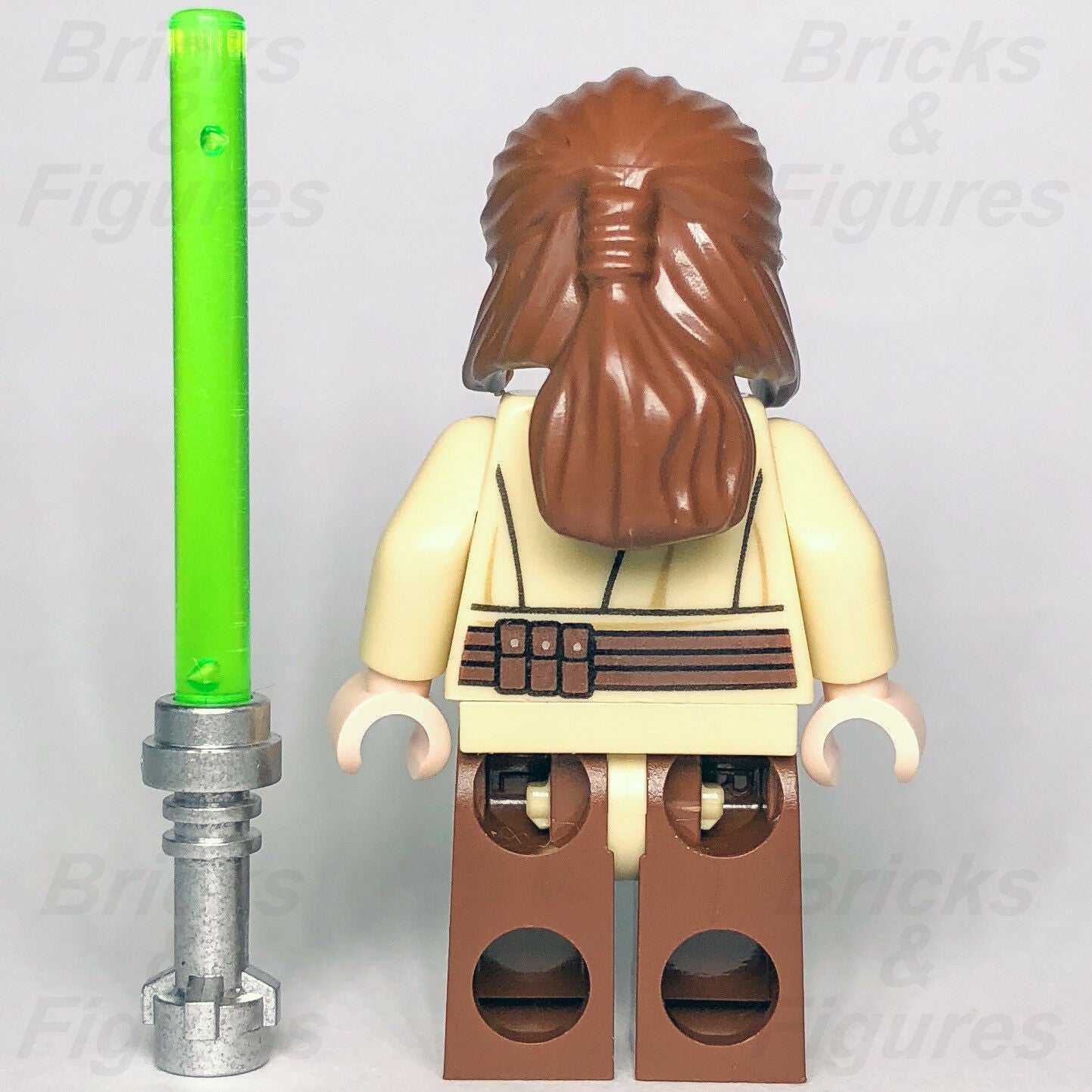 New Star Wars LEGO Qui-gon Jinn Jedi Master Phantom Menace Minifigure 75169 - Bricks & Figures