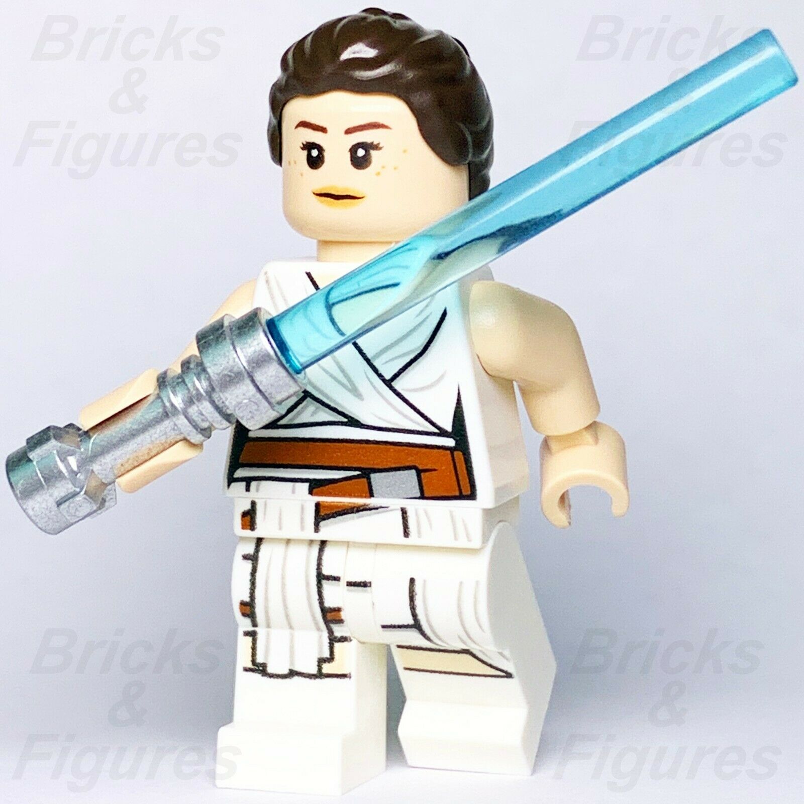 New Star Wars LEGO Rey White Jedi Robe Minifigure Rise of Skywalker 75250 - Bricks & Figures