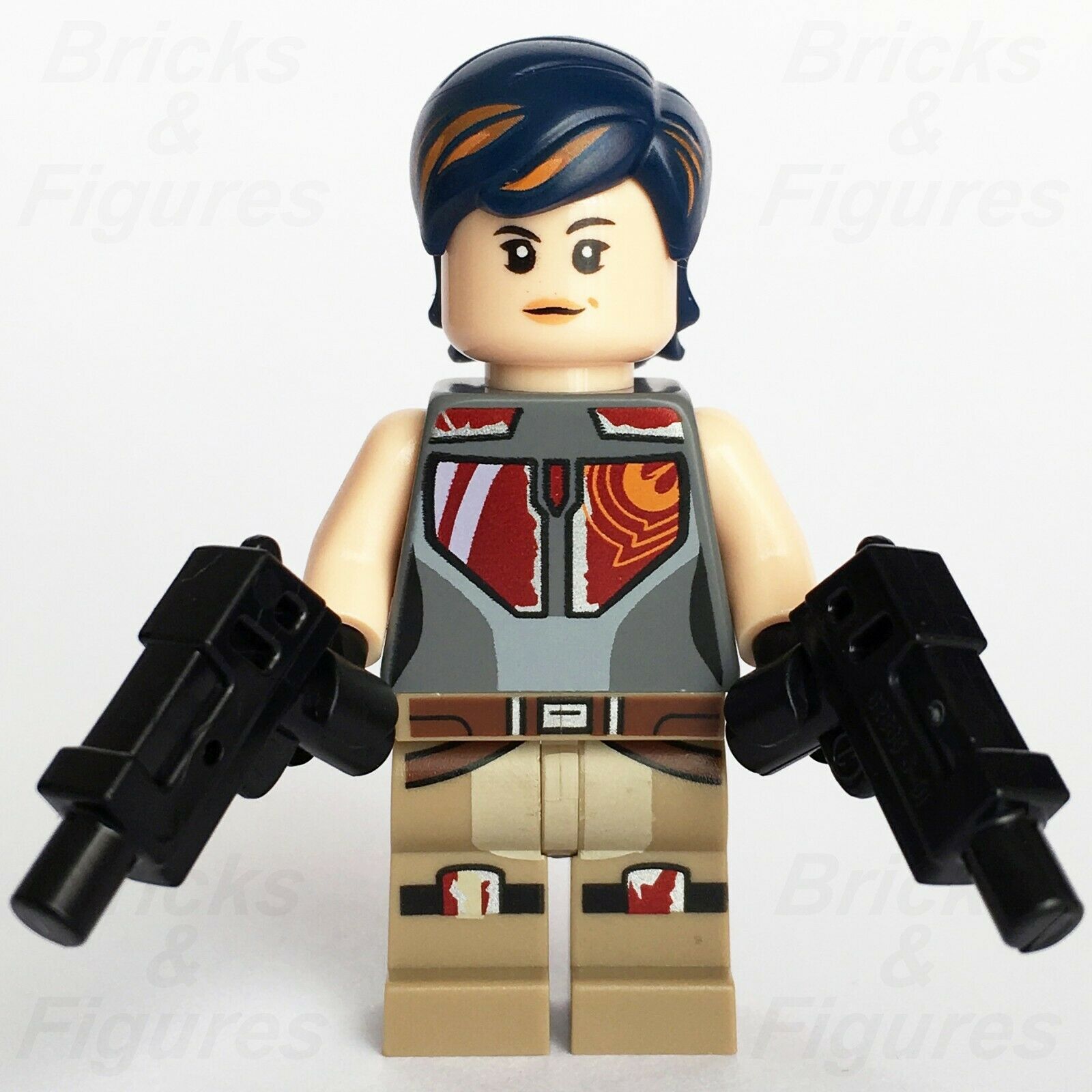 New Star Wars LEGO Sabine Wren Mandalorian Rebels Minifigure 75090 75106 - Bricks & Figures