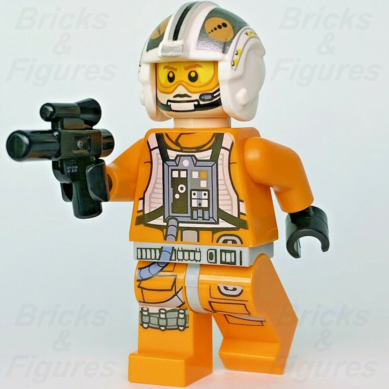 New Star Wars LEGO Theron Nett Rebel X-Wing Pilot Minifigure 75032 sw0544 - Bricks & Figures