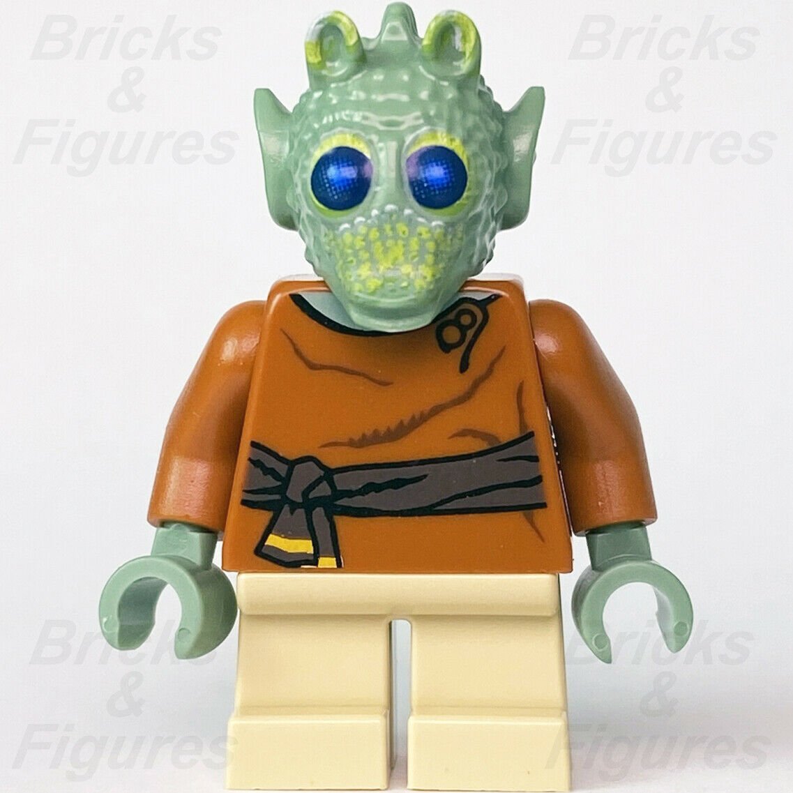 New Star Wars LEGO W. Wald Rodian Child The Phantom Menace Minifigure 7962 - Bricks & Figures