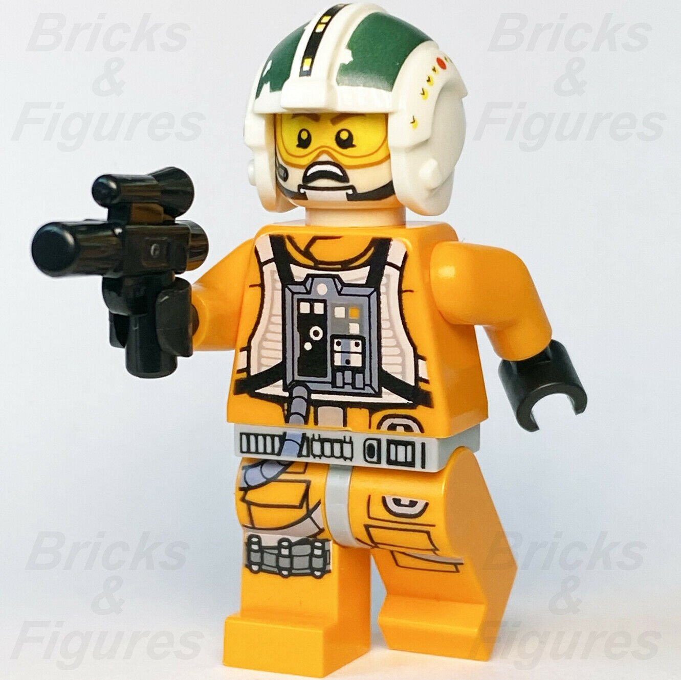 New Star Wars LEGO Wedge Antilles Rebel Snowspeeder Pilot Minifigure 75268 - Bricks & Figures