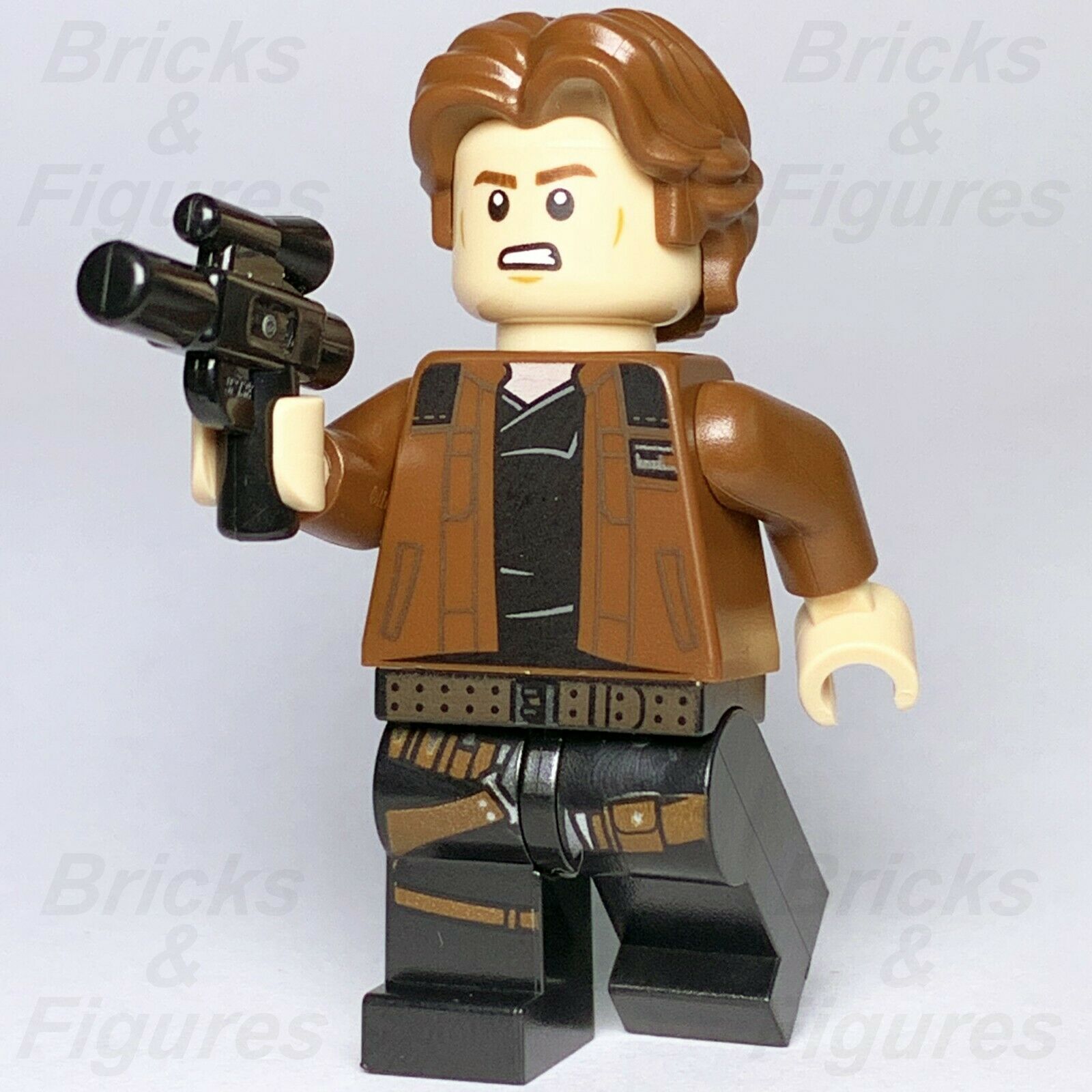New Star Wars LEGO Young Han Solo Minifigure Brown Jacket 75212 75512 Genuine - Bricks & Figures
