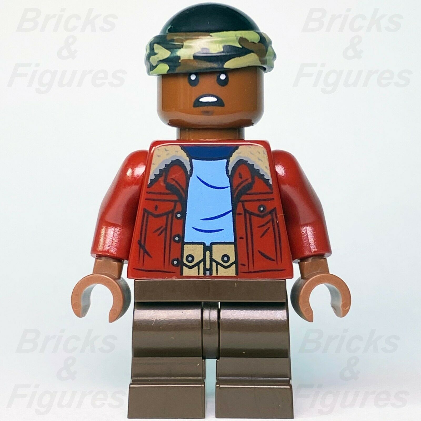 New Stranger Things LEGO Lucas Sinclair Netflix TV Series Minifigure 75810 - Bricks & Figures
