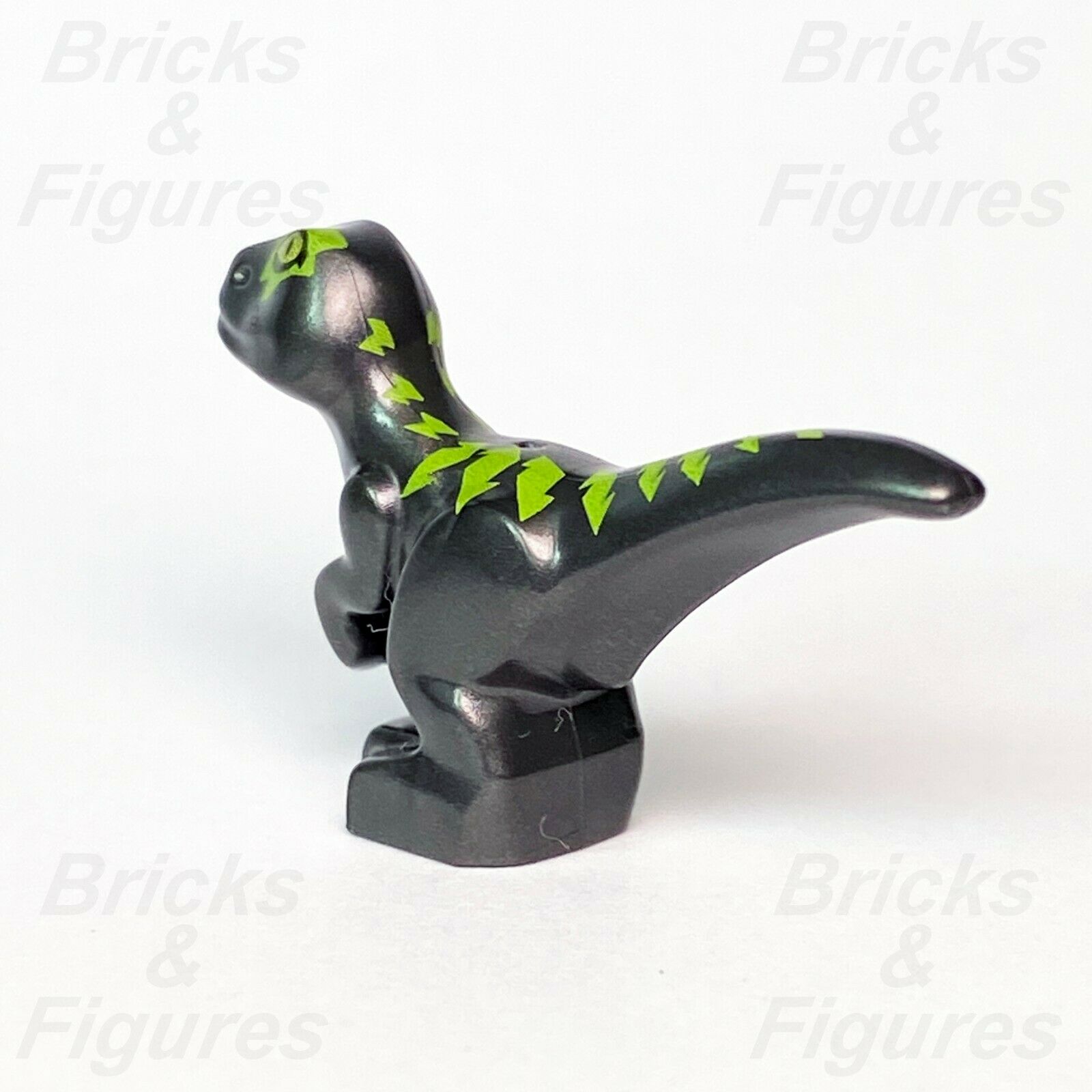 New The LEGO® Movie Dark Grey Baby Raptor with Lime Markings Dinosaur 70839 - Bricks & Figures