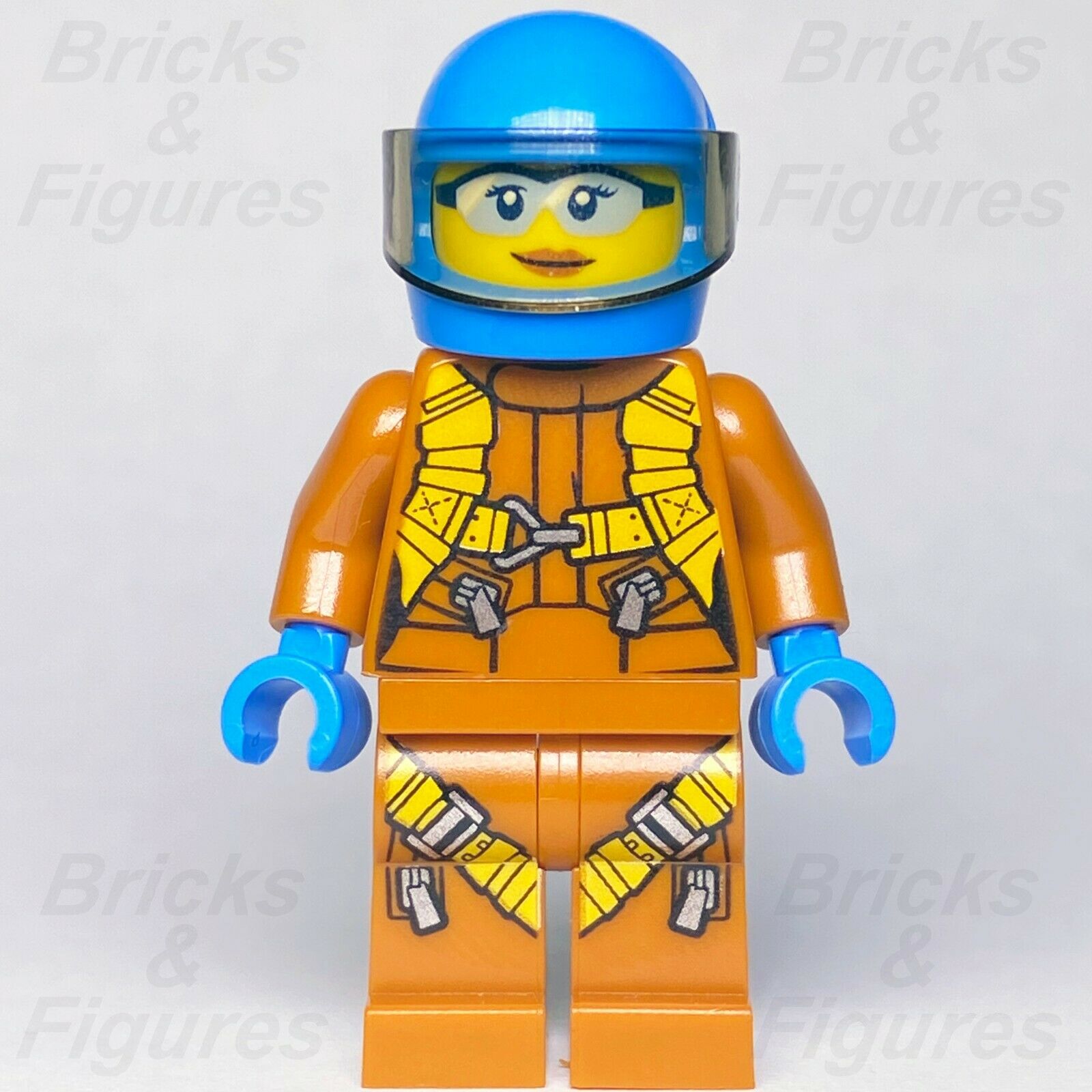 New Town City LEGO Arctic Plane Quad-copter Pilot Female Minifigure 60193 60196 - Bricks & Figures