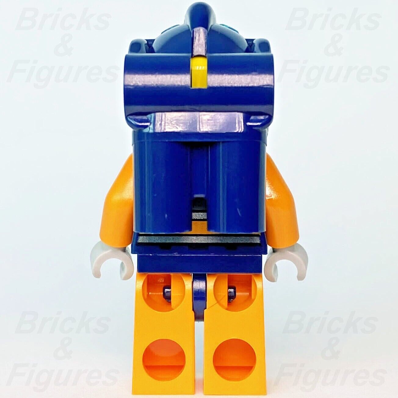 New Town City LEGO Deep Sea Diver Grin Explorers Male Minifigure 60265 cty1164 - Bricks & Figures