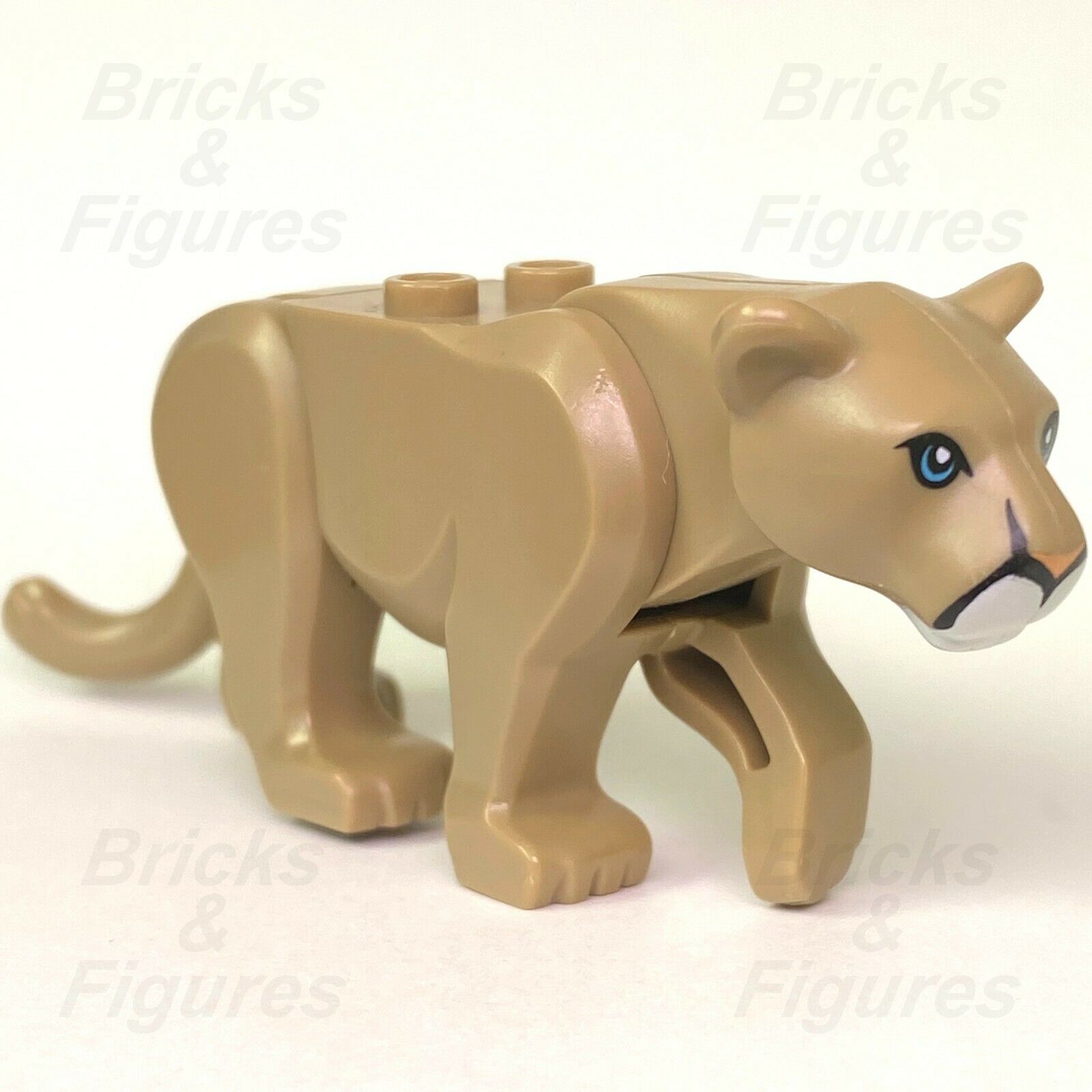 New Town City Police LEGO Mountain Lion Animal Cat Minifigure Part 60174 - Bricks & Figures