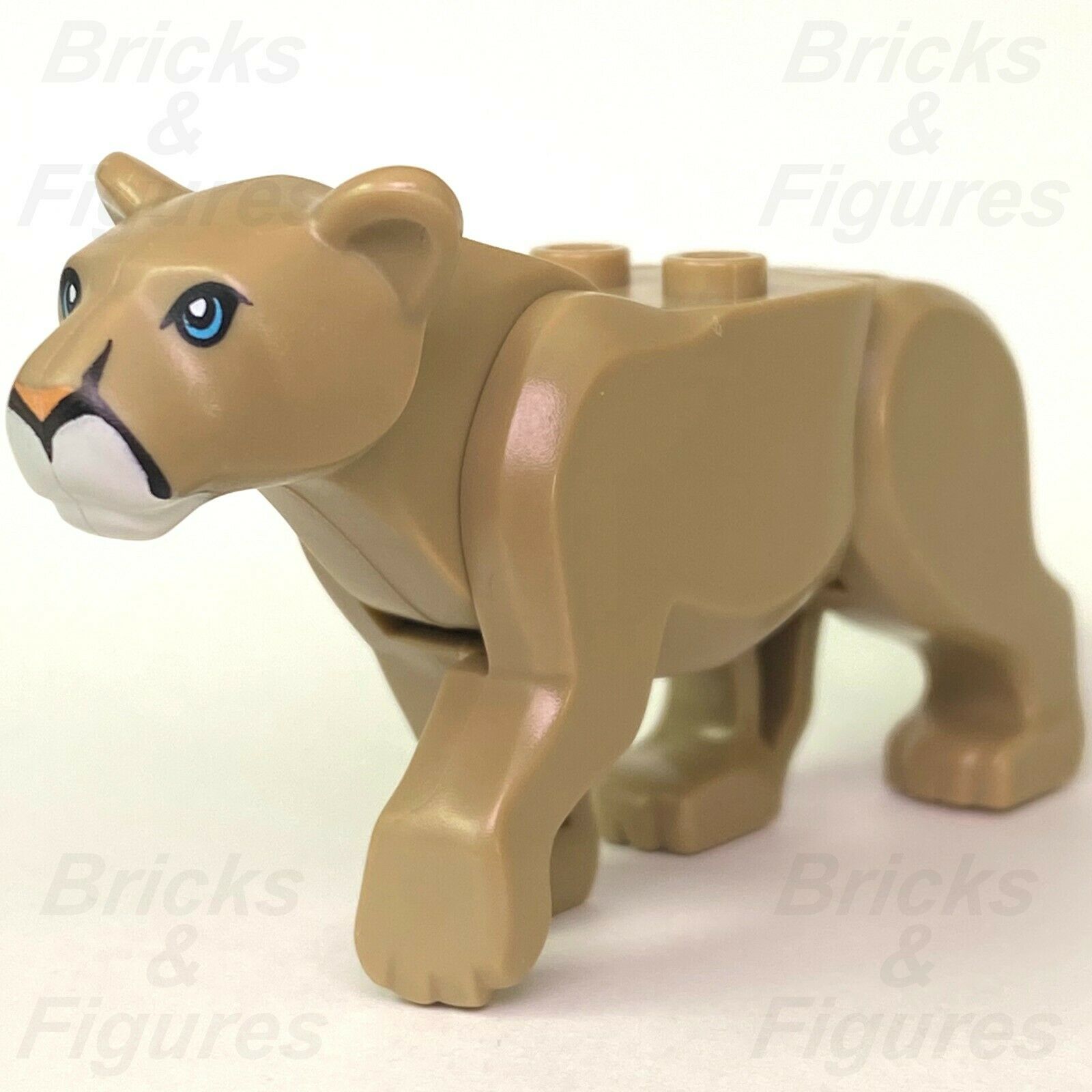 New Town City Police LEGO Mountain Lion Animal Cat Minifigure Part 60174 - Bricks & Figures