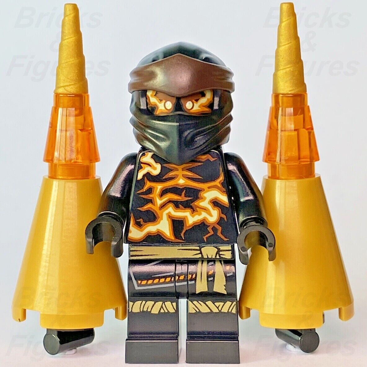 Ninjago LEGO Cole Ninja Master of the Mountain Spinjitzu Burst Minifigure Book - Bricks & Figures