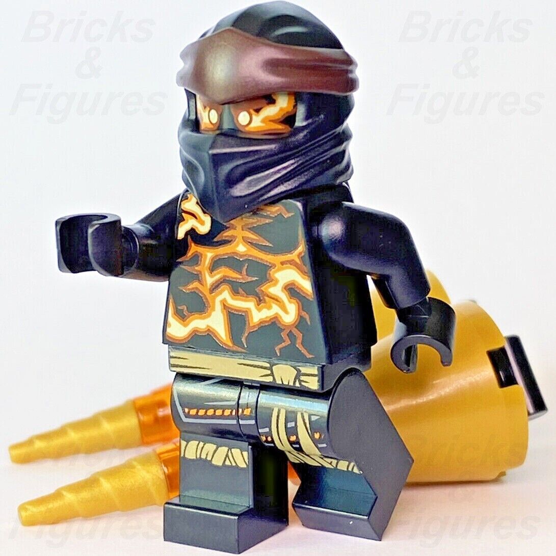 Ninjago LEGO Cole Ninja Master of the Mountain Spinjitzu Burst Minifigure Book - Bricks & Figures