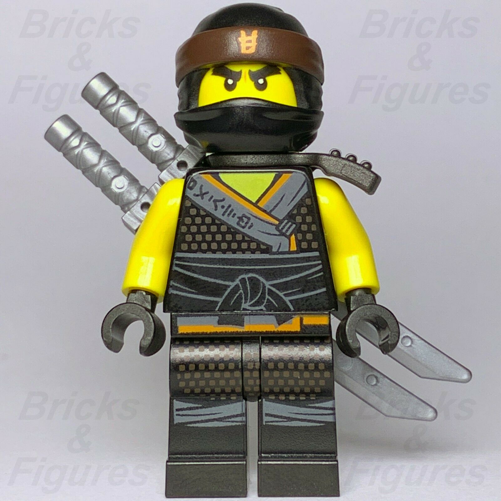 Ninjago LEGO Cole Sons of Garmadon Black Ninja Minifigure 70643 Genuine - Bricks & Figures
