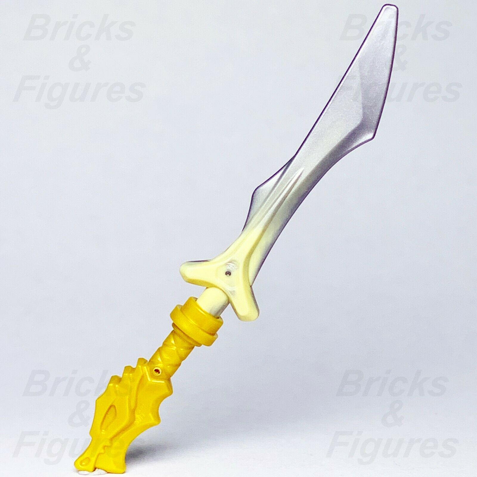 Ninjago LEGO Golden Ninja Mystical Dragonbone Sword & Dragon Hilt Genuine Parts - Bricks & Figures