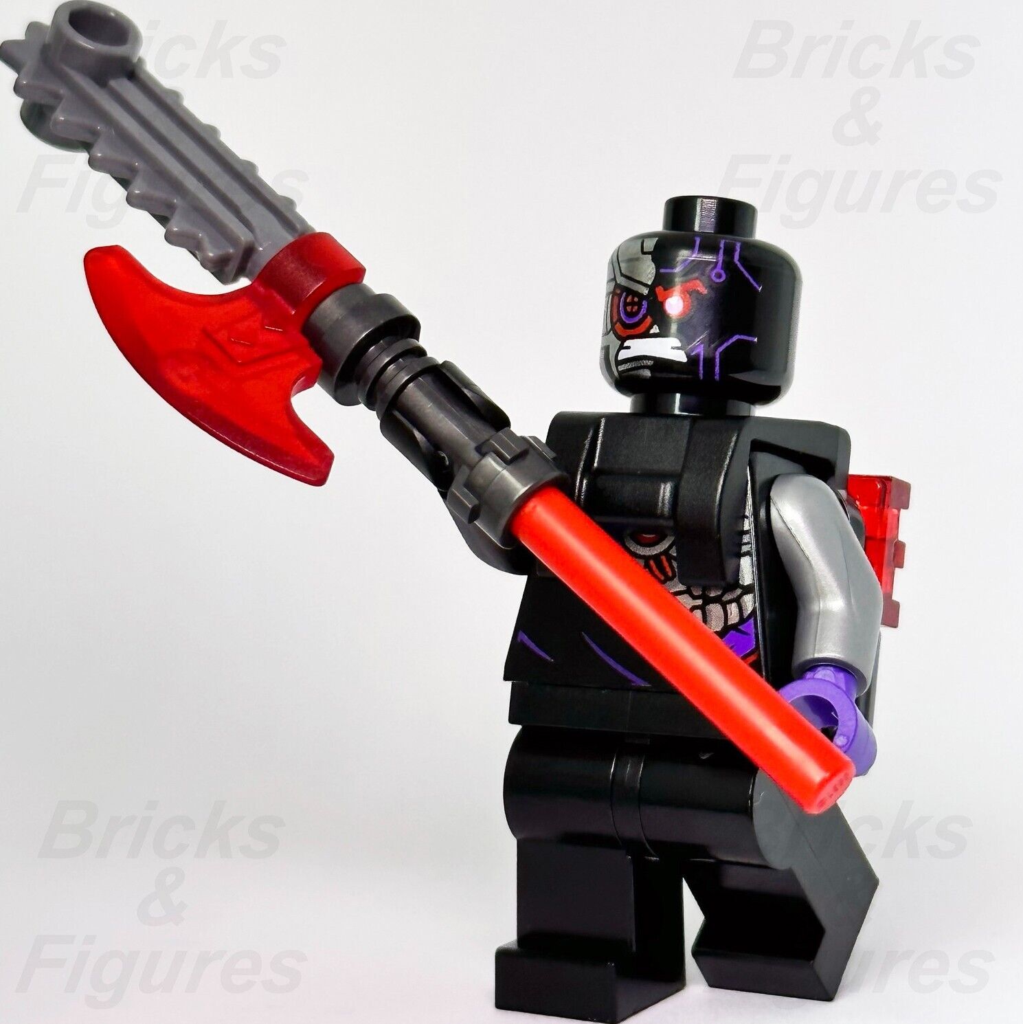Ninjago LEGO Nindroid Minifigure Legacy Robot Ninja Droid Minifig 112216 njo750 - Bricks & Figures