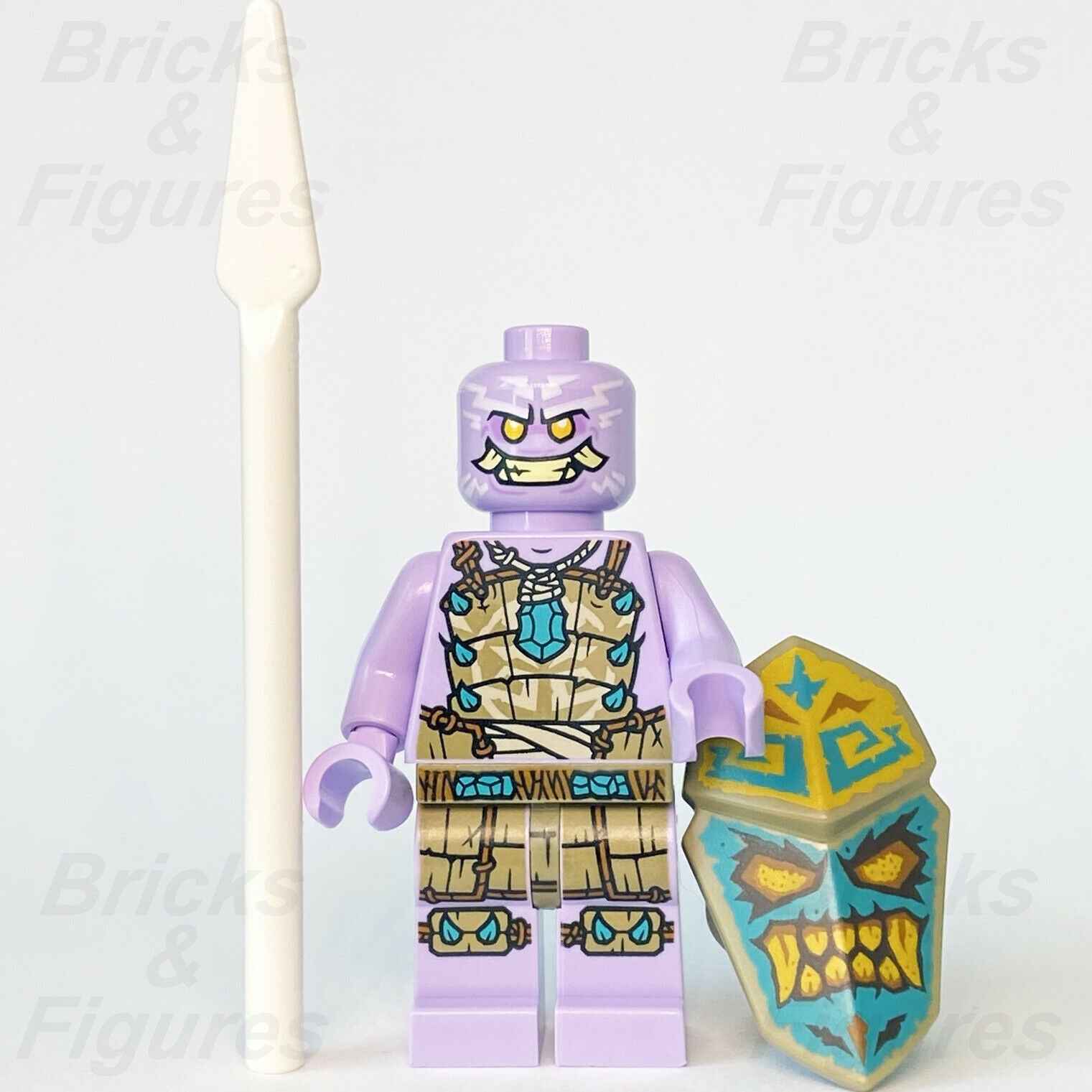 Ninjago LEGO Thunder Keeper with Spear Season 14 Minifigure 71748 71747 71746 - Bricks & Figures