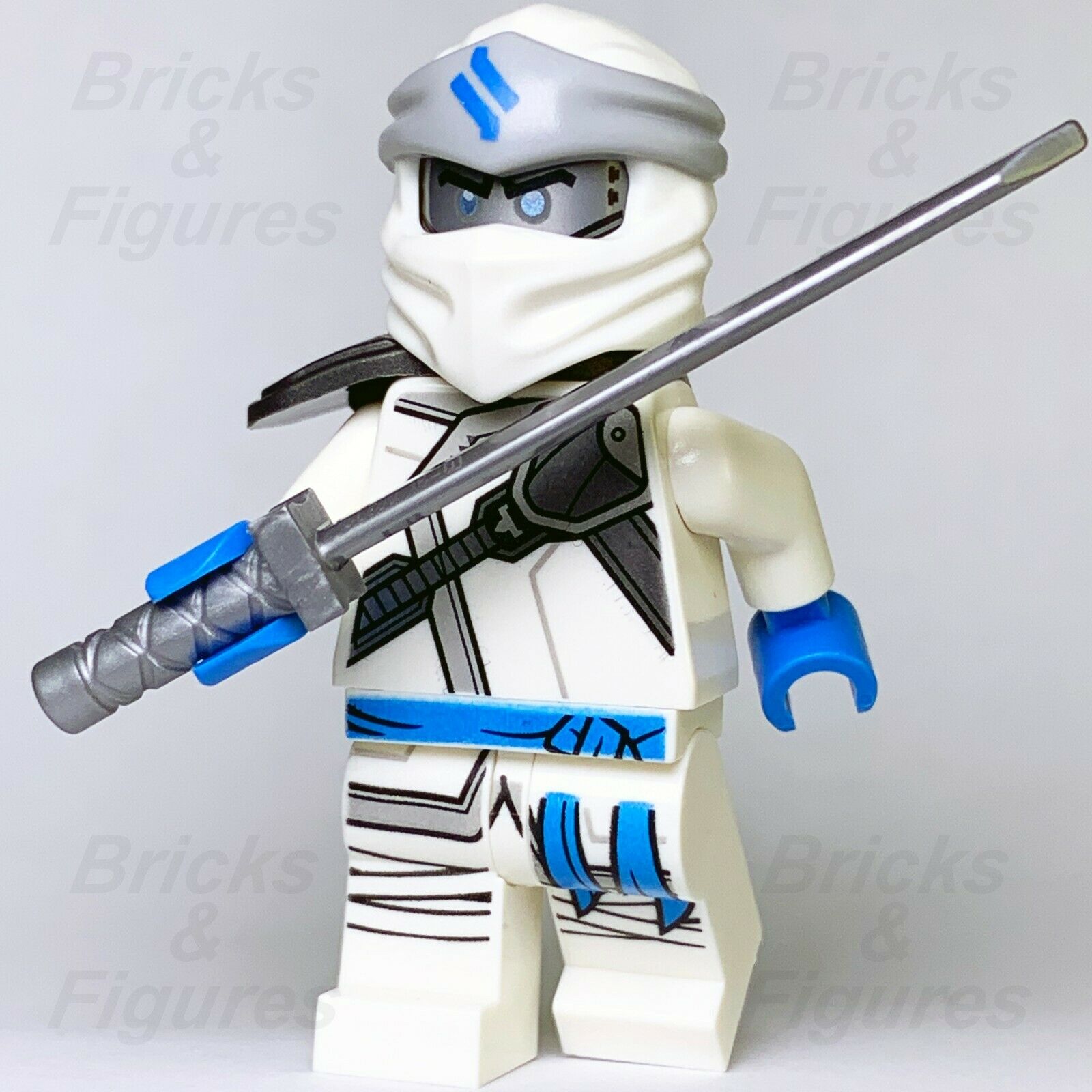 Ninjago LEGO Zane Ice Ninja Secrets of the Forbidden Spinjitsu Minifigure 70673 - Bricks & Figures