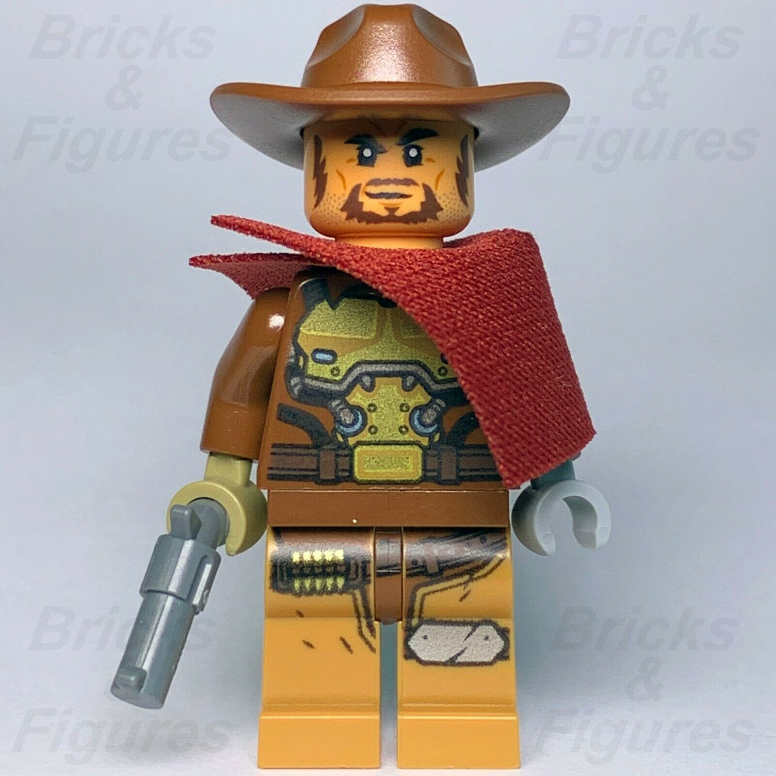 Overwatch LEGO Jesse McCree Bounty Hunter Minifigure from set 75972 Genuine - Bricks & Figures