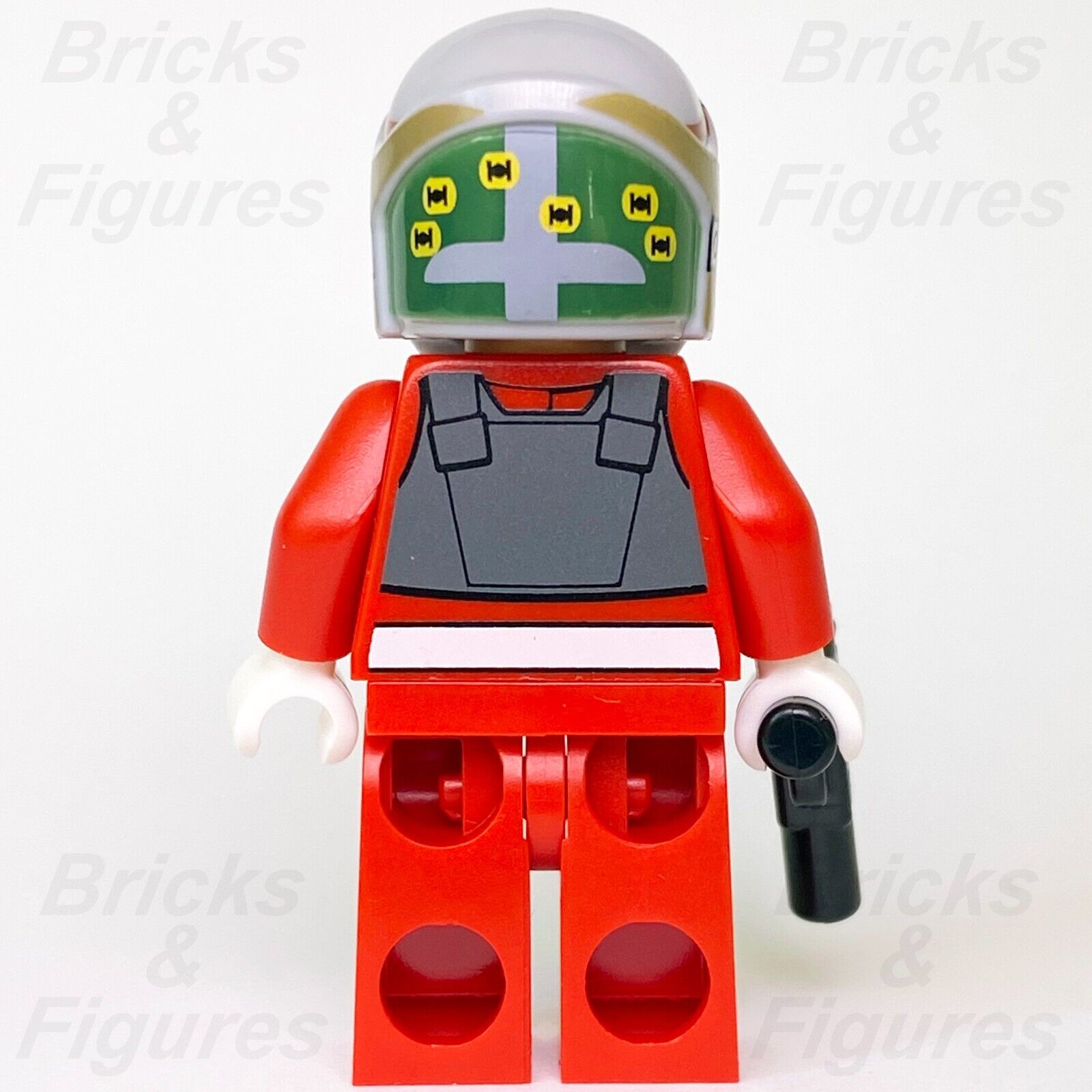 Star Wars LEGO A-Wing Pilot Rebel Minifigure Rebels 5004408 sw0757 with Blaster - Bricks & Figures