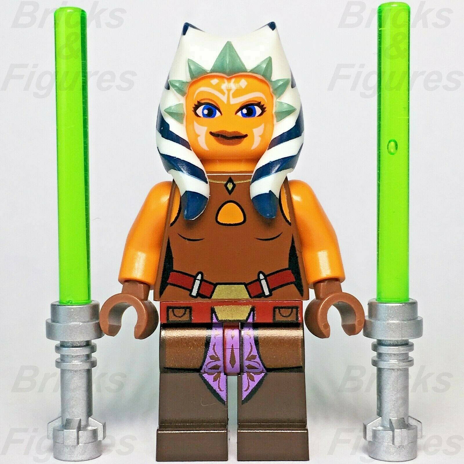 Star Wars LEGO Ahsoka Tano Jedi The Clone Wars Minifigure 75013 75046 sw0452 - Bricks & Figures