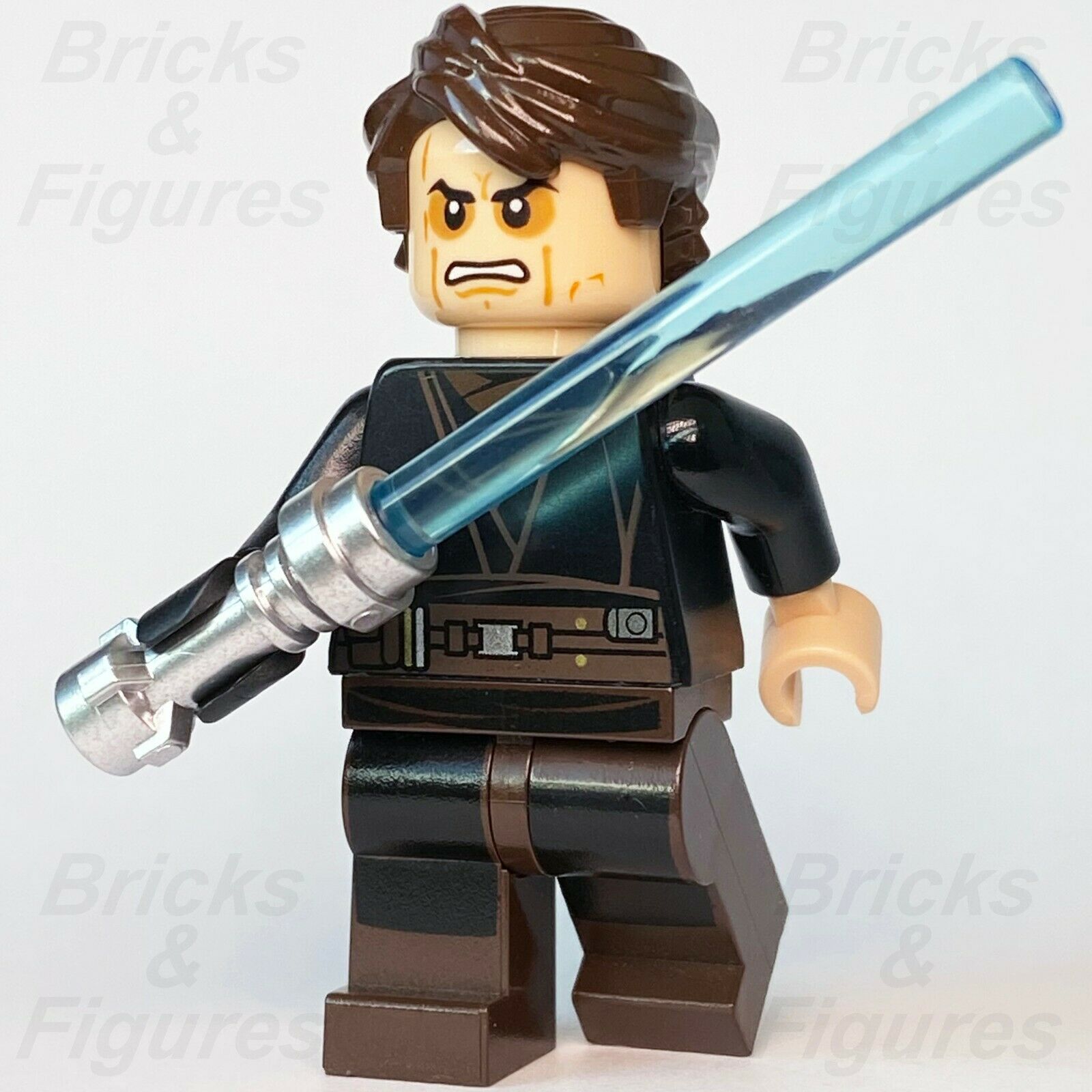 Star Wars LEGO Anakin Skywalker / Darth Vader Jedi Sith Face Minifigure 9494 - Bricks & Figures