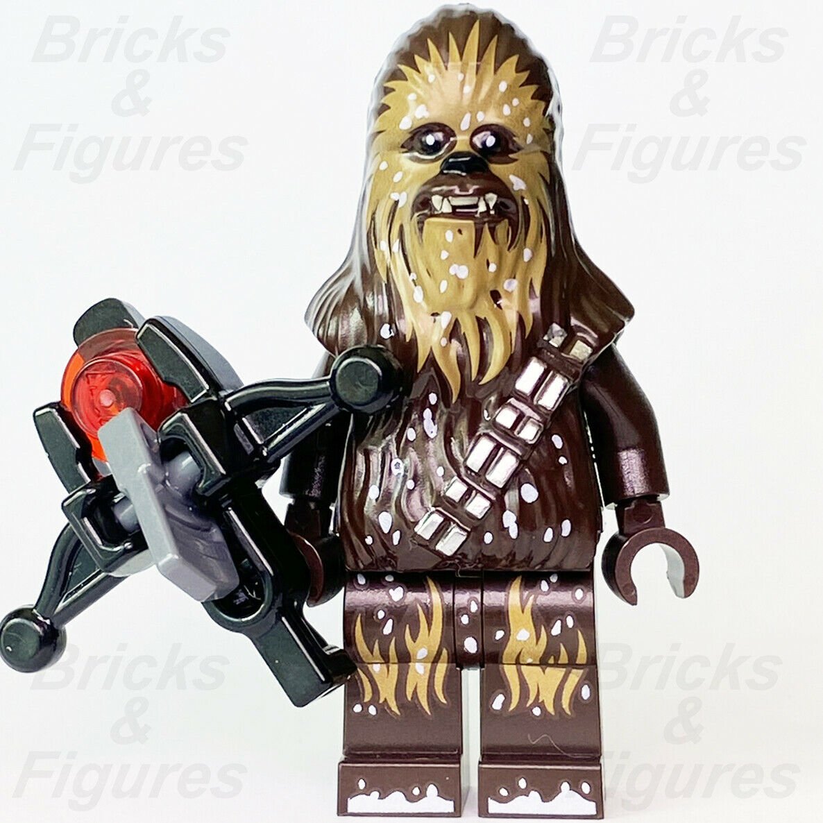 Star Wars LEGO Chewbacca Snow Markings Rebel Wookiee Minifigure 75322 sw1184 - Bricks & Figures