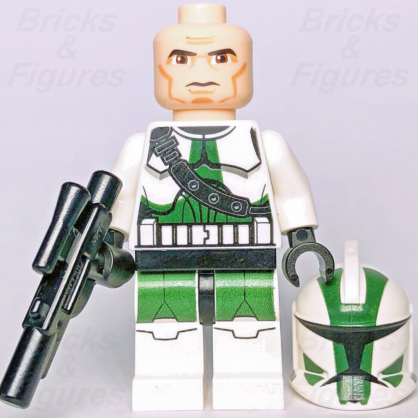 Star Wars LEGO Commander Gree Clone Trooper Phase 1 Minifigure 9491 sw0380 New - Bricks & Figures