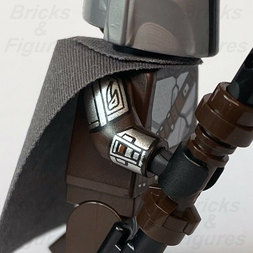 Star Wars LEGO Din Djarin "Mando" in Beskar The Mandalorian Minifigure 75299 - Bricks & Figures