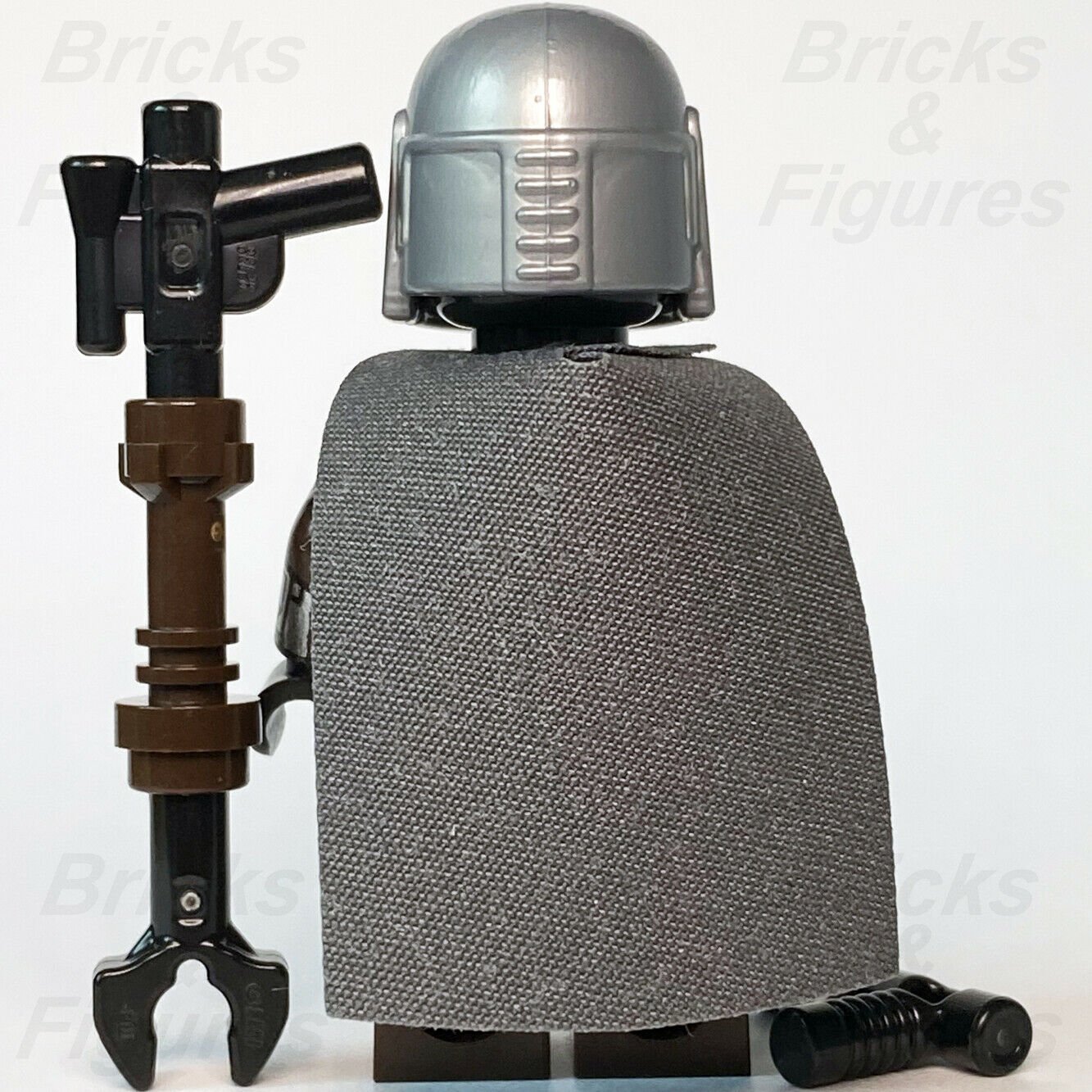 Star Wars LEGO Din Djarin "Mando" in Beskar The Mandalorian Minifigure 75299 - Bricks & Figures