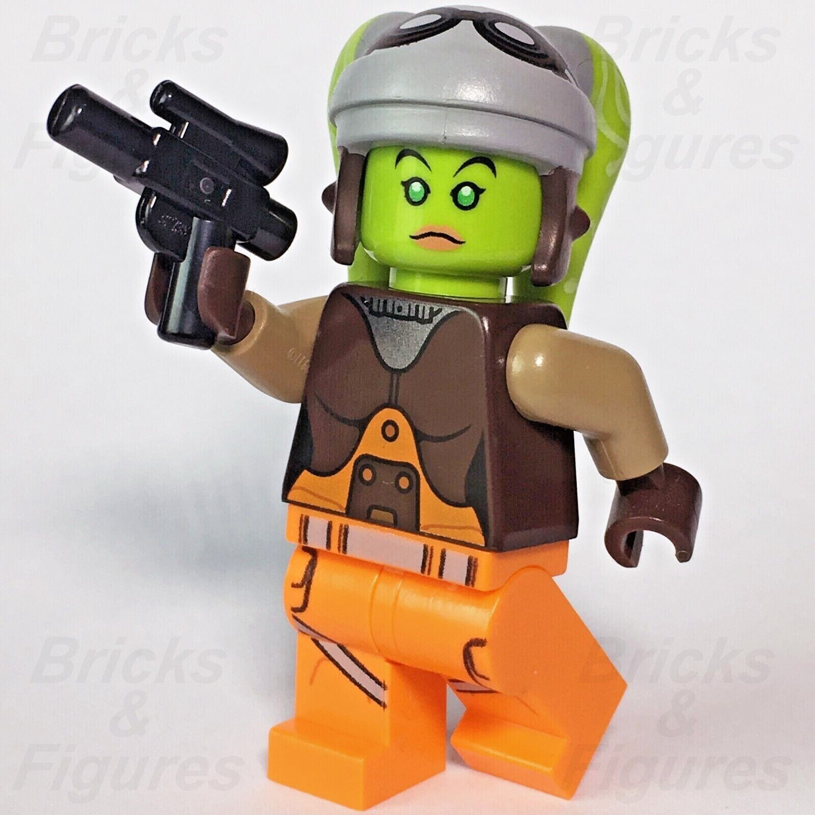 Star Wars LEGO Hera Syndulla Twi'lek Pilot Rebels Minifigure 75053 75127 sw0576 - Bricks & Figures