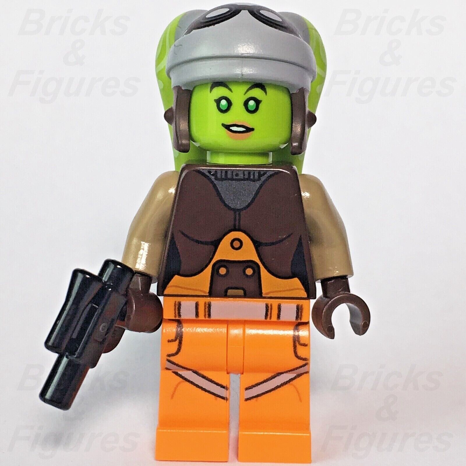 Star Wars LEGO Hera Syndulla Twi'lek Pilot Rebels Minifigure 75053 75127 sw0576 - Bricks & Figures