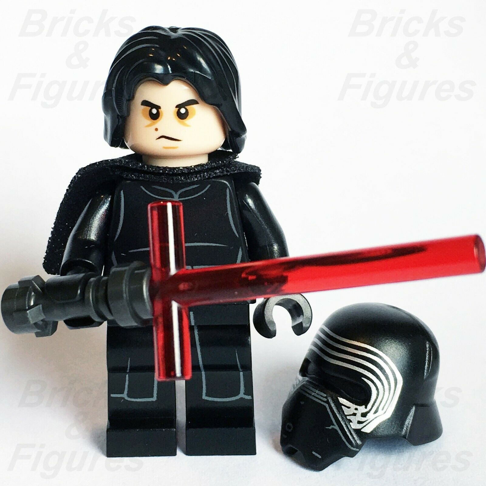 Star Wars LEGO Kylo Ren + Sith Helmet First Order Force Awakens Minifig 75139 - Bricks & Figures