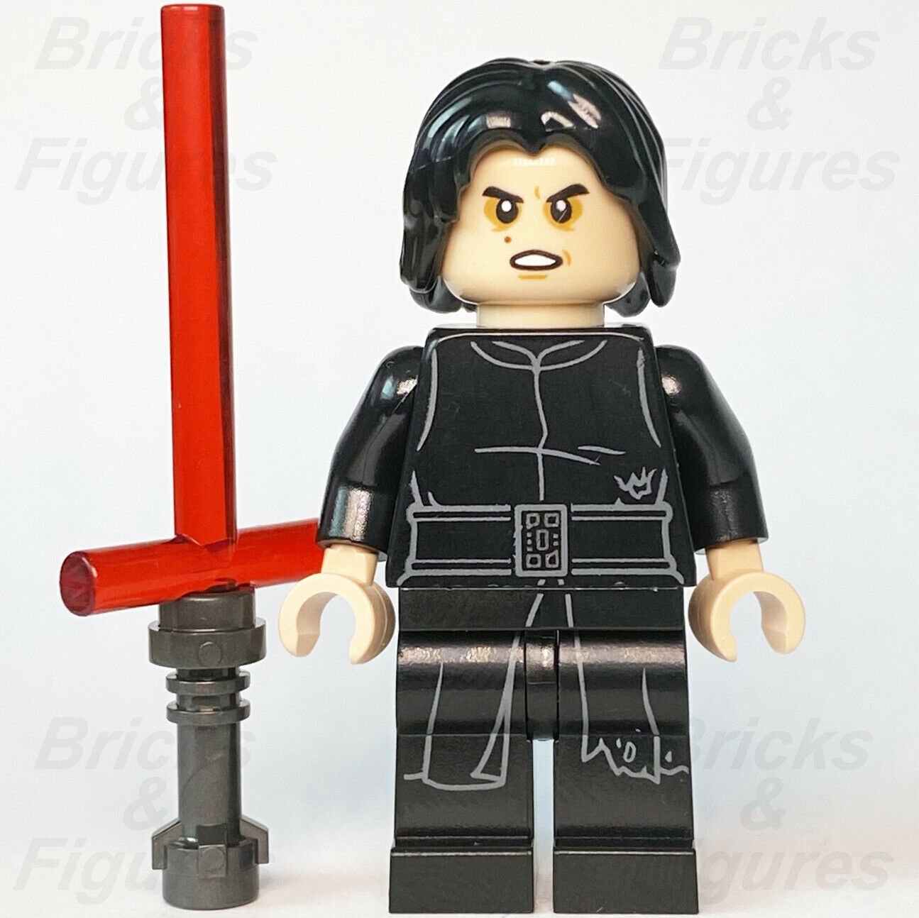 Star Wars LEGO Kylo Ren with Scar The Force Awakens Minifigure 75236 sw1006 - Bricks & Figures
