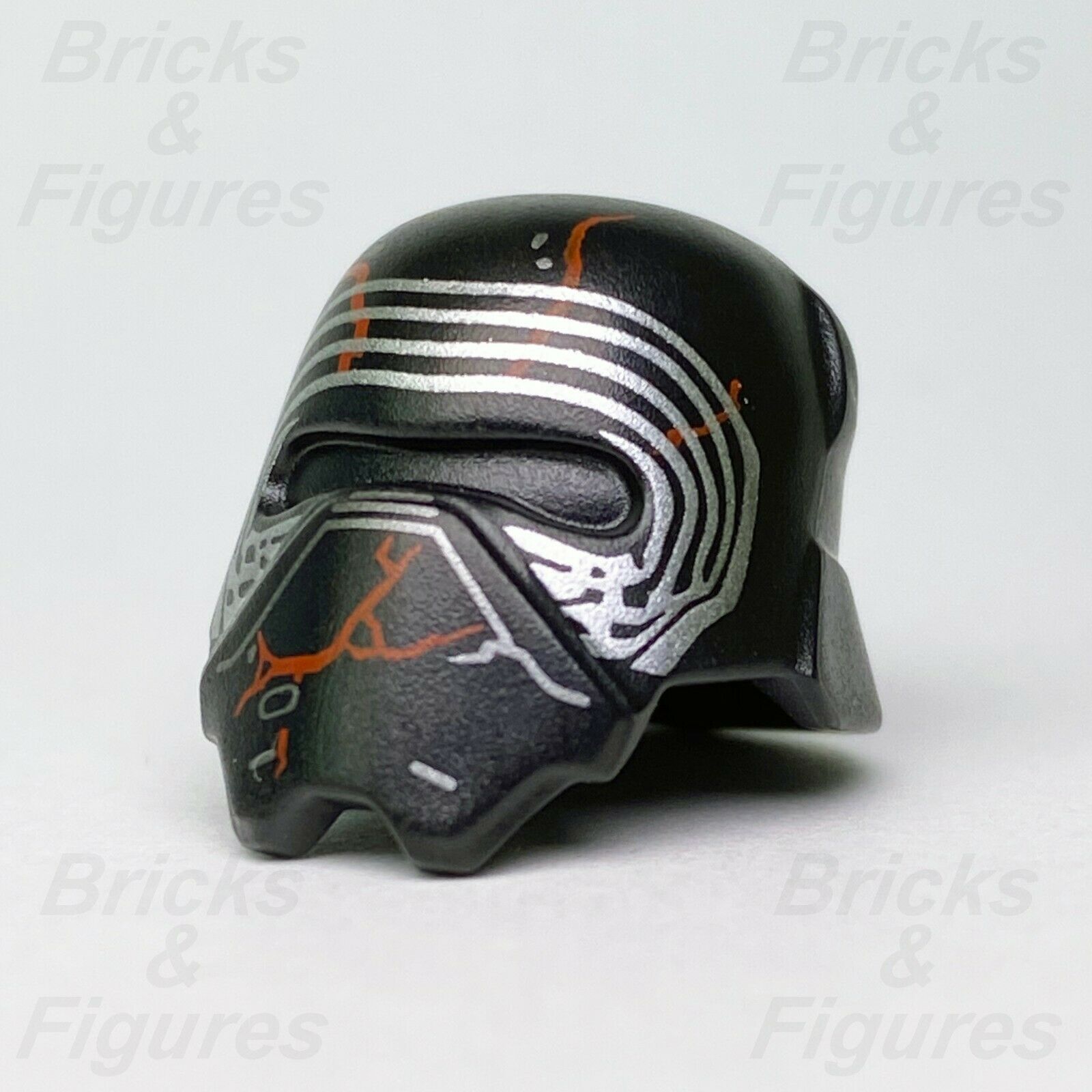 Star Wars LEGO Kylo Ren's Reforged First Order Sith Cracked Helmet 75264 75256 - Bricks & Figures