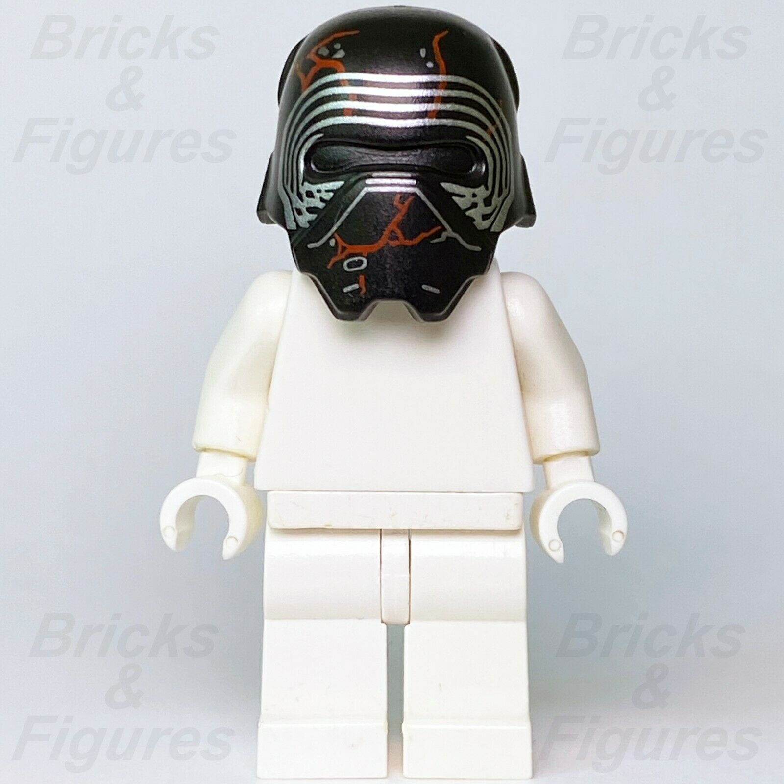 Star Wars LEGO Kylo Ren's Reforged First Order Sith Cracked Helmet 75264 75256 - Bricks & Figures