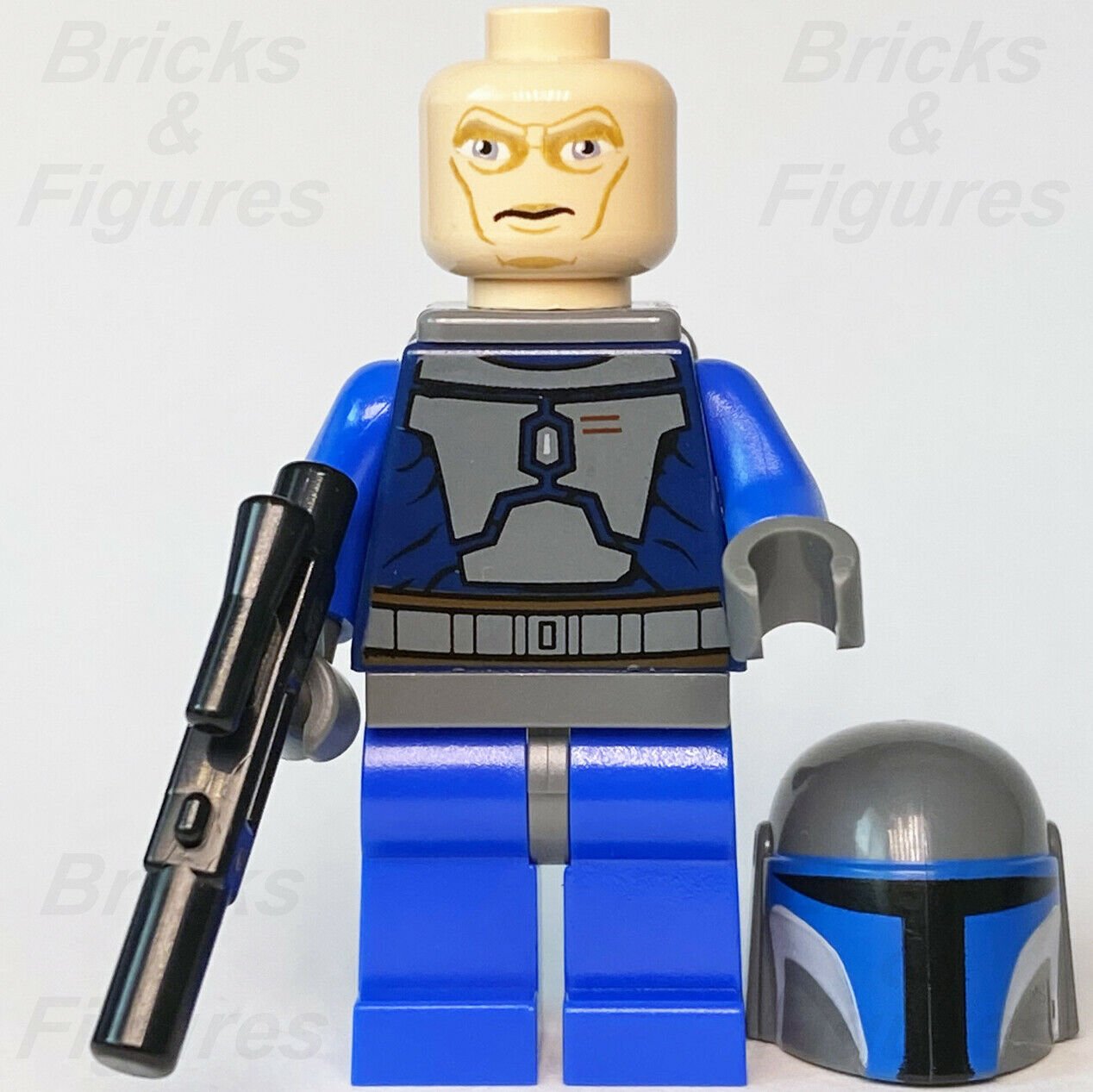 Star Wars LEGO Mandalorian Death Watch Warrior Clone Wars Minifigure 7914 9525 - Bricks & Figures