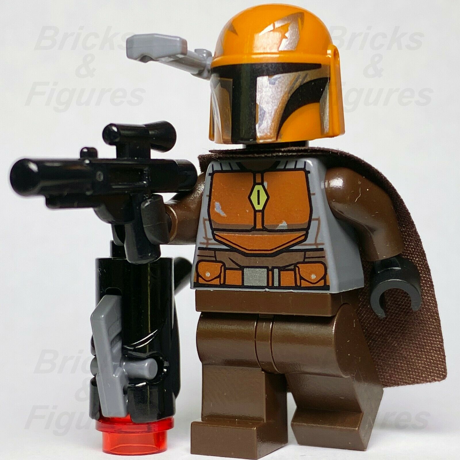Star Wars LEGO Mandalorian Male Tribe Warrior Brown Minifigure 75267 Genuine - Bricks & Figures
