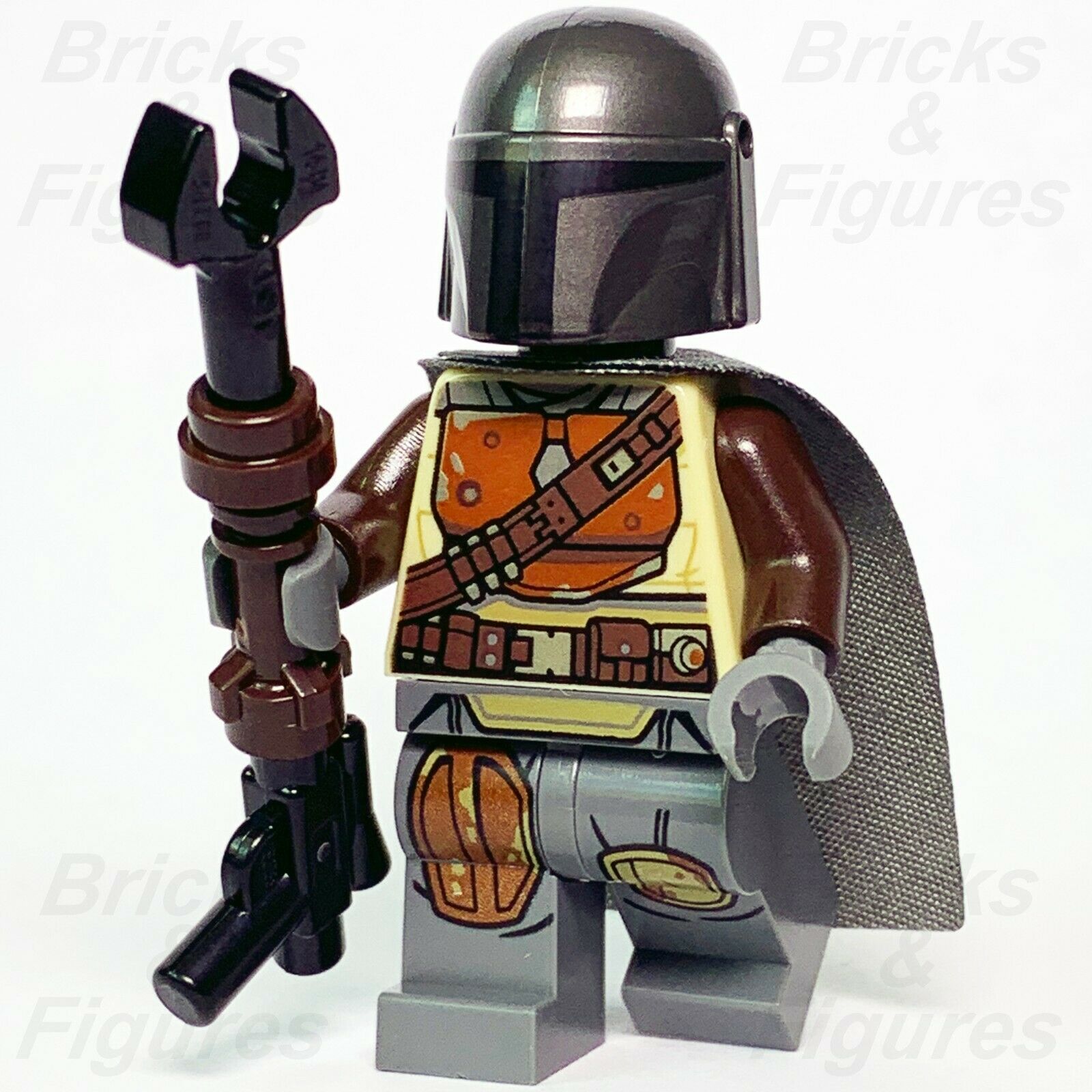 Star Wars LEGO "Mando" Din Djarin The Mandalorian Minifigure from 75254 75292 - Bricks & Figures