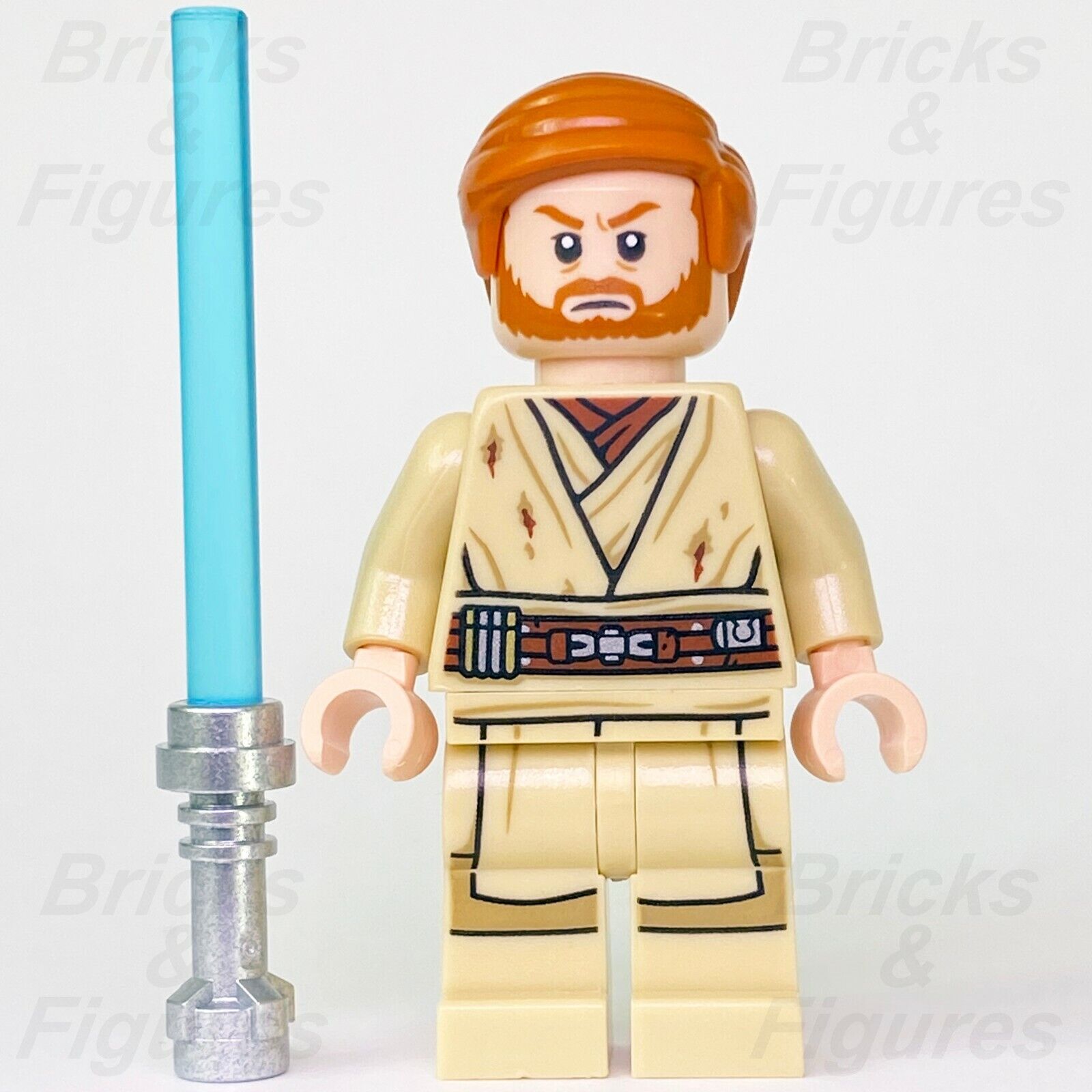 Star Wars LEGO Obi-wan Kenobi Dirt Stains Jedi Master Minifigure 75269 - Bricks & Figures