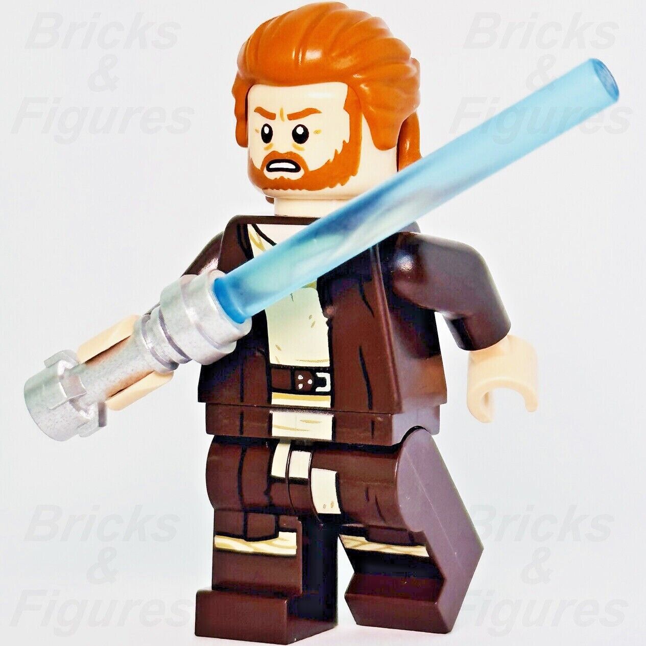 Star Wars LEGO Obi-Wan Kenobi Jedi Master Ben Kenobi Minifigure 75333 sw1227 - Bricks & Figures