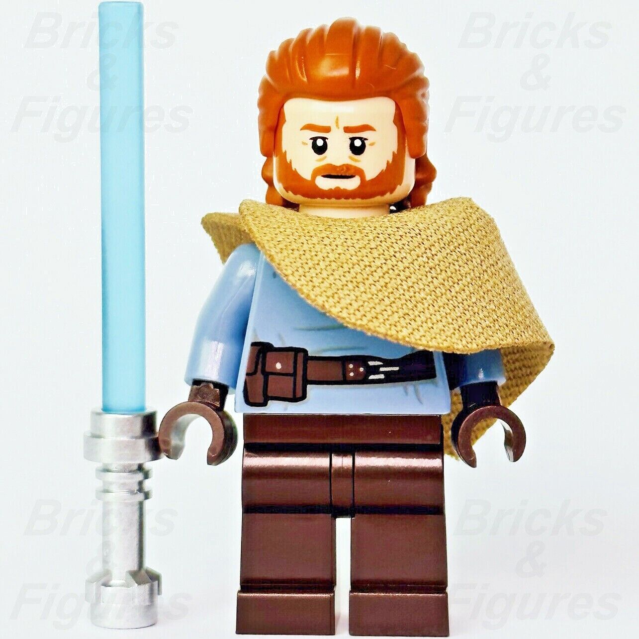Star Wars LEGO Obi-Wan Kenobi Jedi Master Ben Kenobi Minifigure 75336 sw1224 - Bricks & Figures