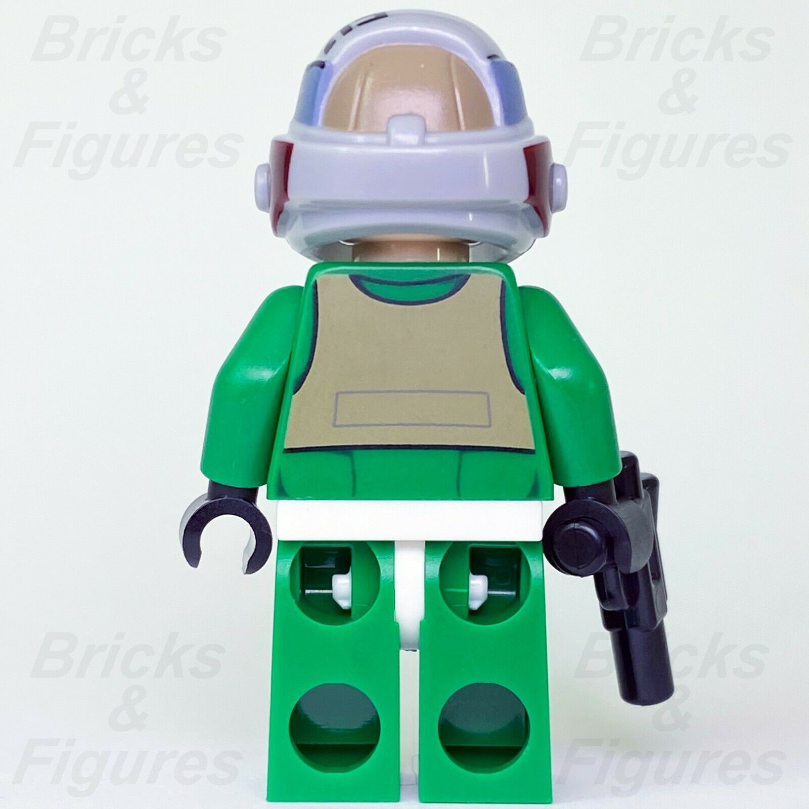 Star Wars LEGO Rebel A-Wing Pilot with Green Jumpsuit Minifigure 75175 75247 - Bricks & Figures