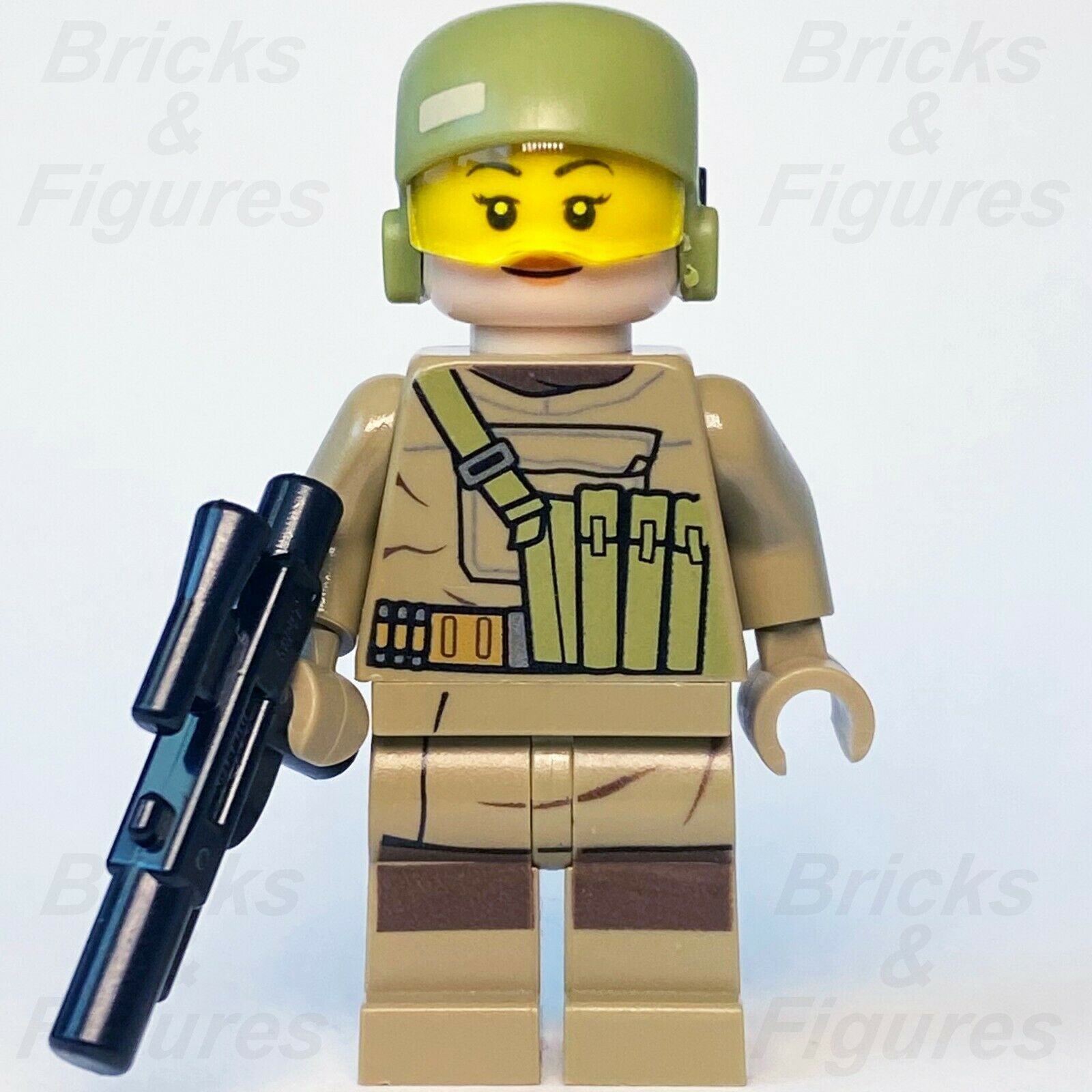 Star Wars LEGO Resistance Trooper Female Fighter The Last Jedi Minifigure 75177 - Bricks & Figures