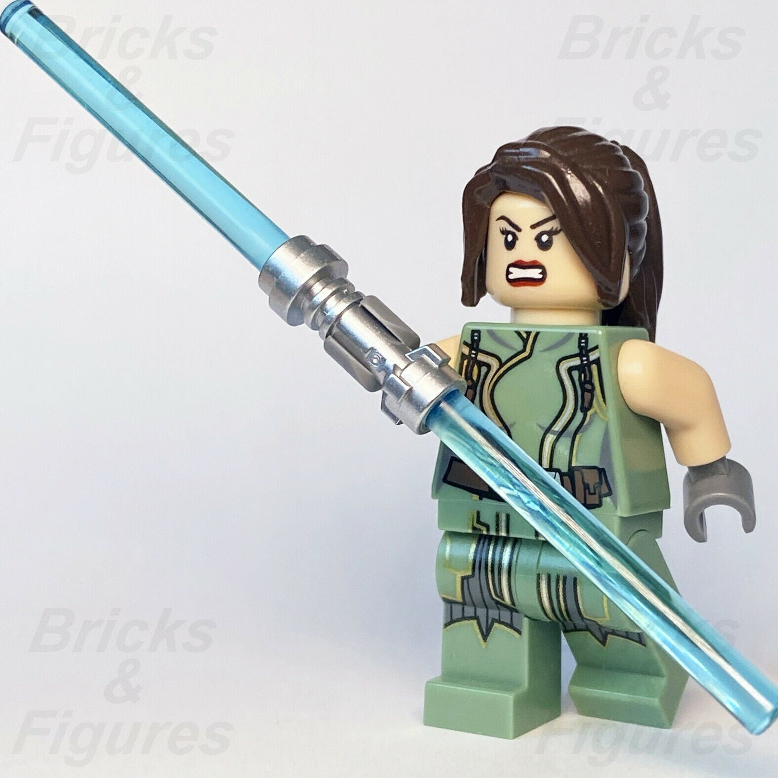 Star Wars LEGO Satele Shan Jedi Grand Master The Old Republic Minifigure 9497 - Bricks & Figures